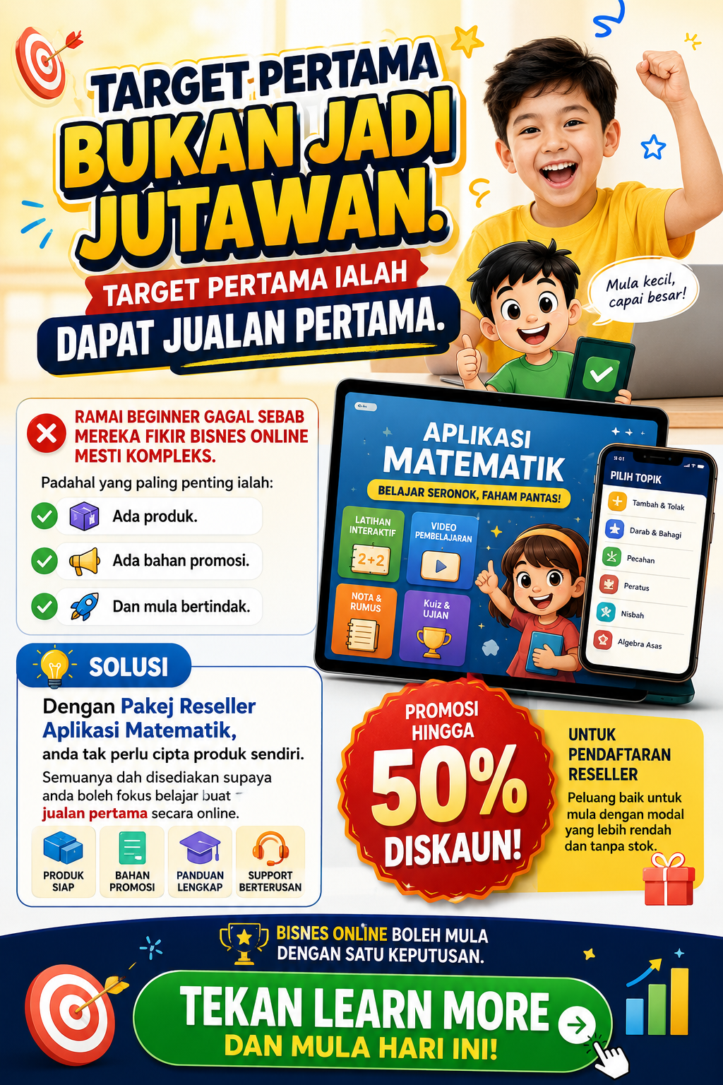 Ariff Fahim Facebook ad: Tak Tahu Nak Jual Apa? Mula Dengan Ini