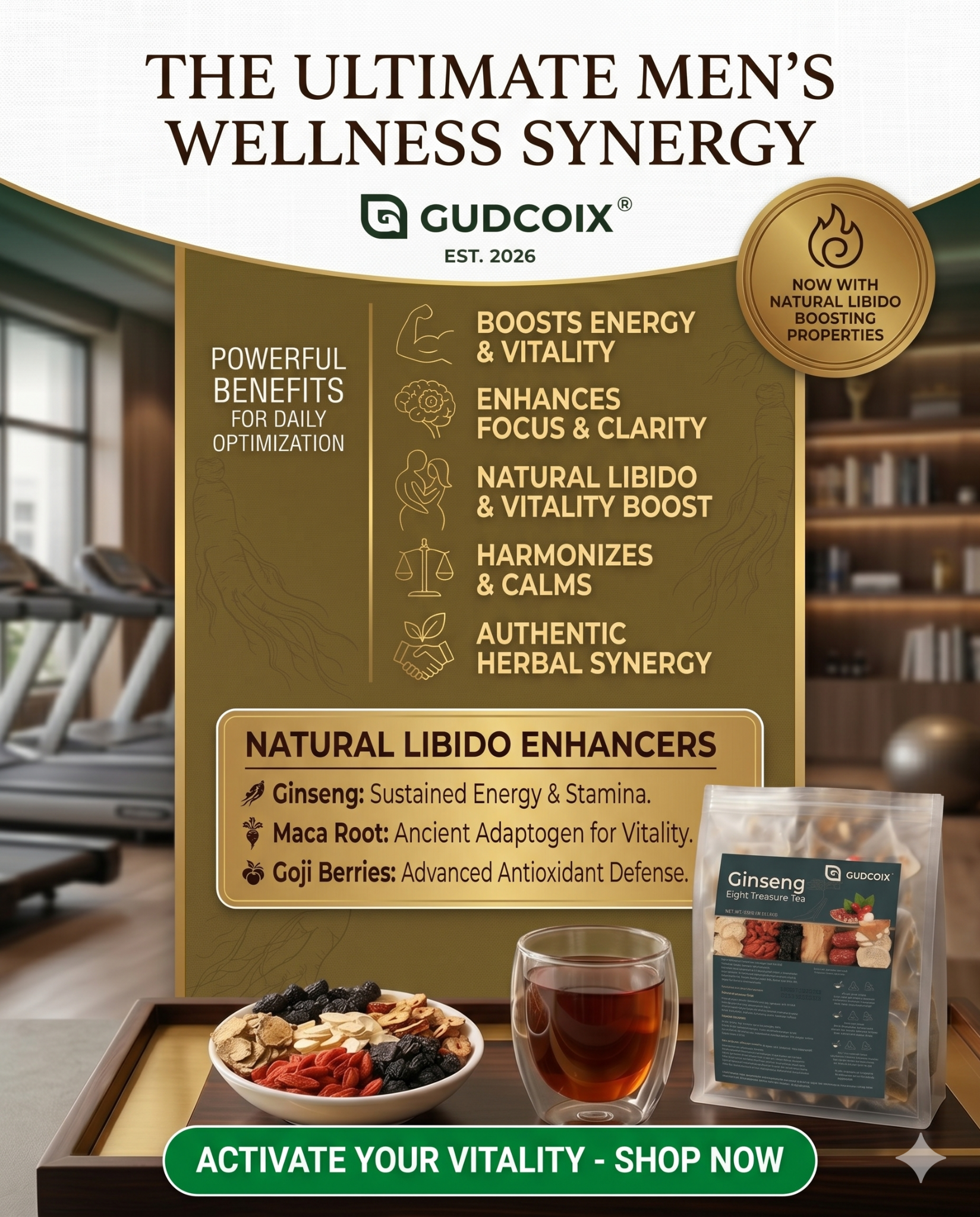 Azubuike Facebook ad: GINSENG FIVE TEA GH, Ecommerce store
