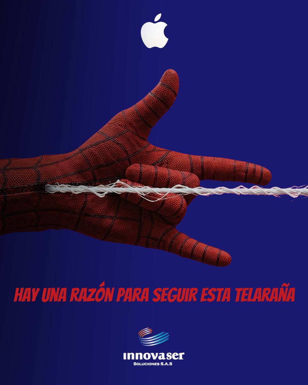 Innovaser Soluciones S.A.S Facebook ad: Hay una razón para seguir esta telaraña…