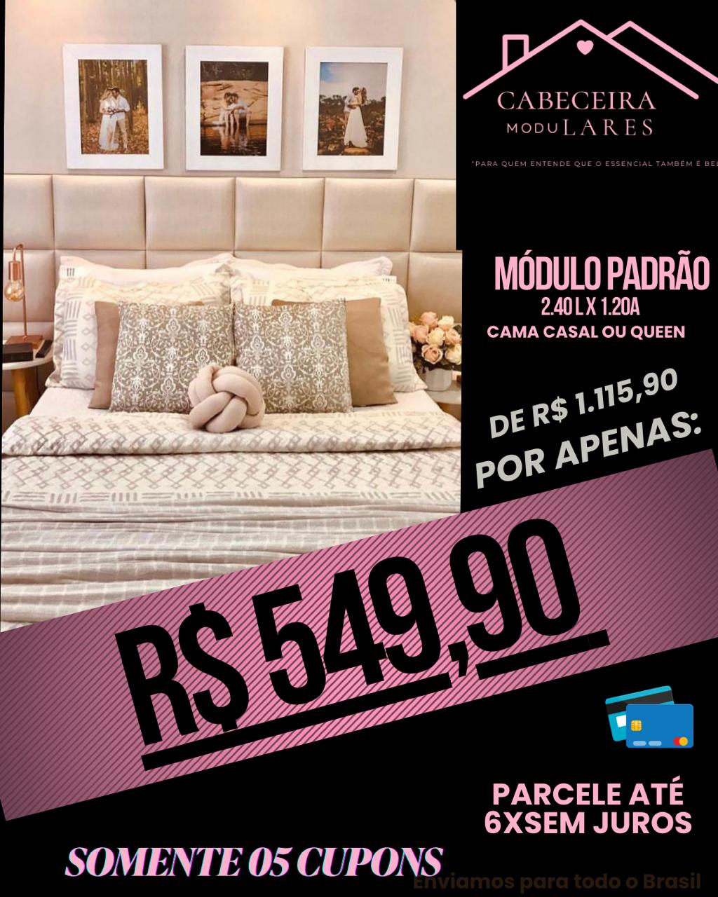 Cabeceira Modulares Facebook ad: Converse conosco