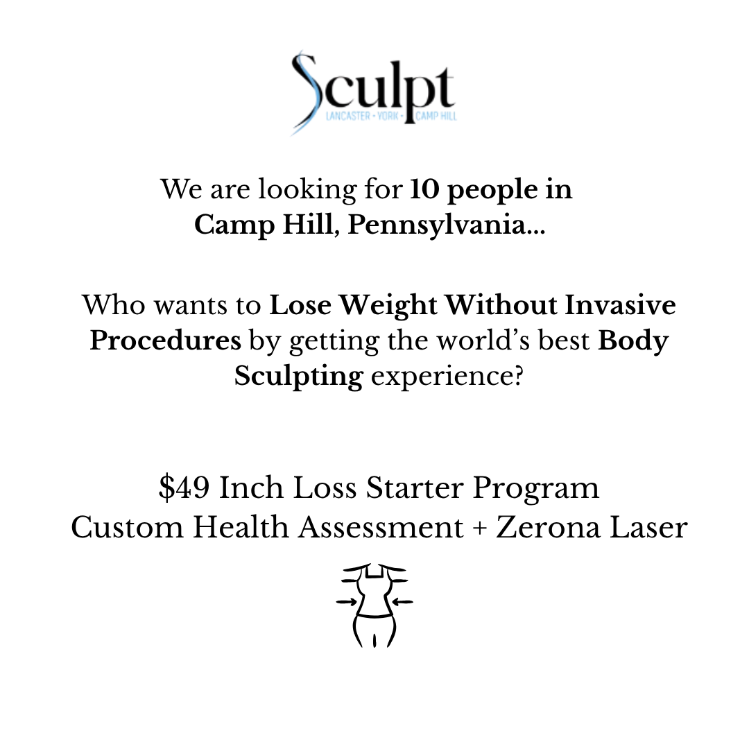 Sculpt PA Facebook ad: $49 Inch Loss Starter Program