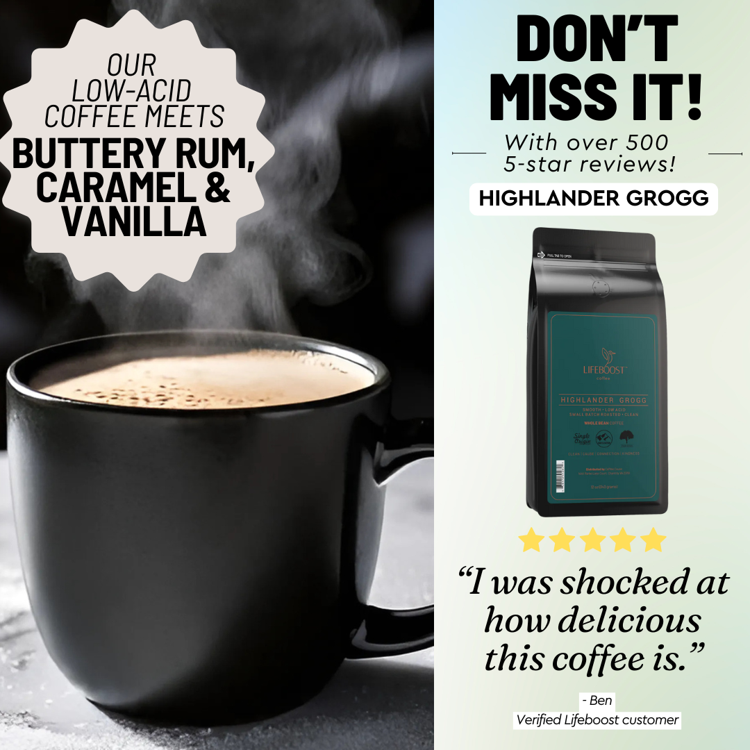 Lifeboost Coffee Facebook ad