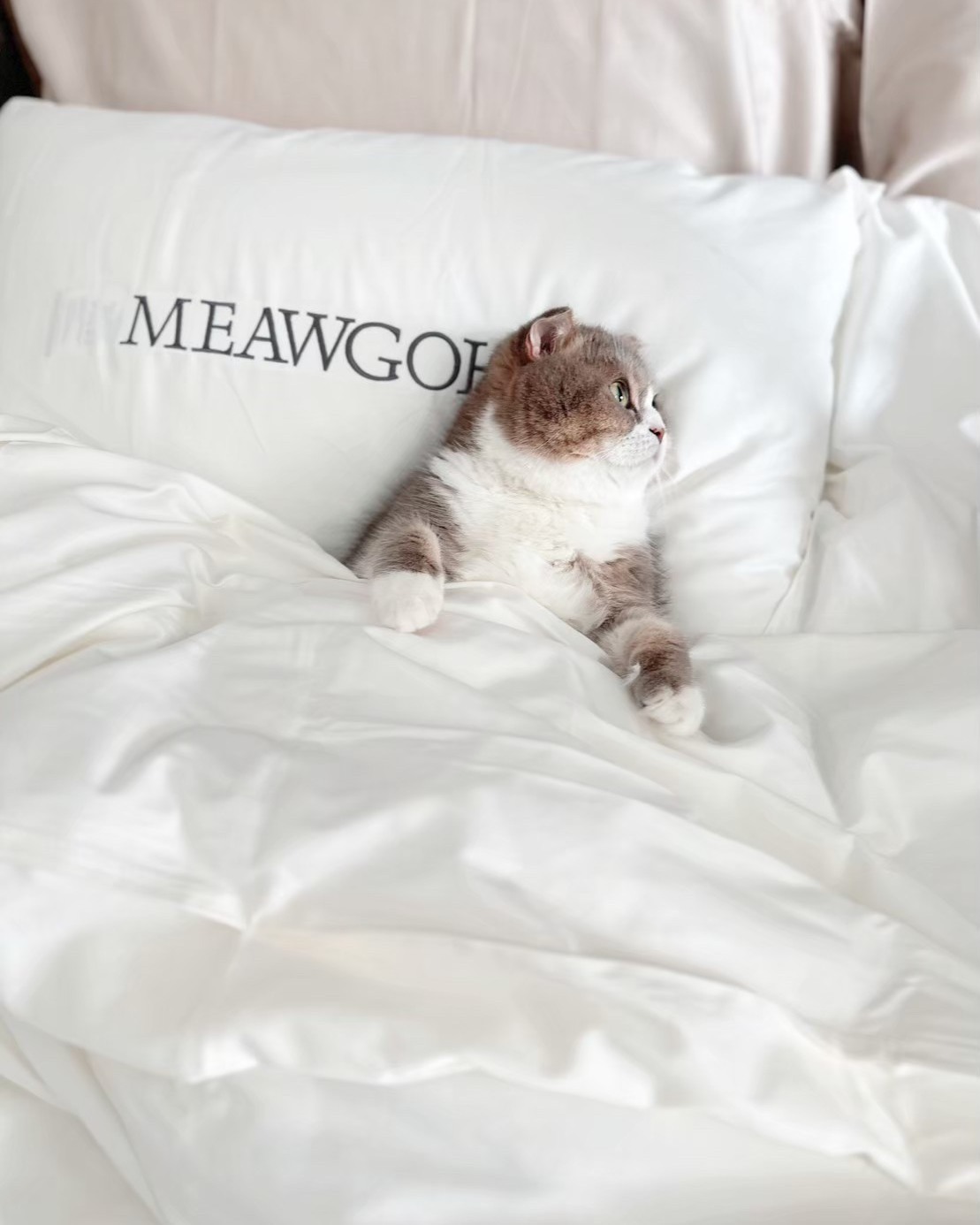 Beneath. Luxury Bedding Facebook ad