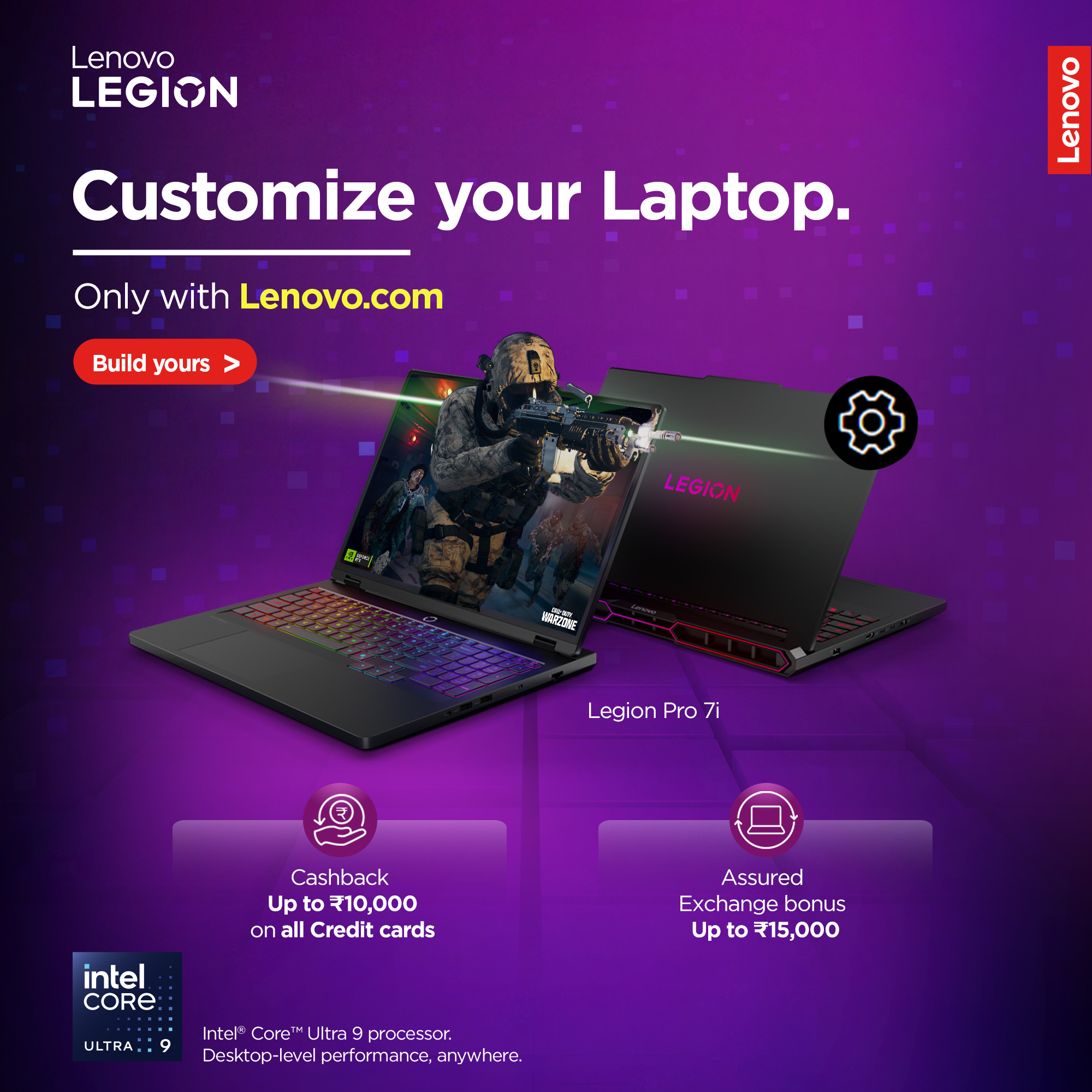 Lenovo India Facebook ad
