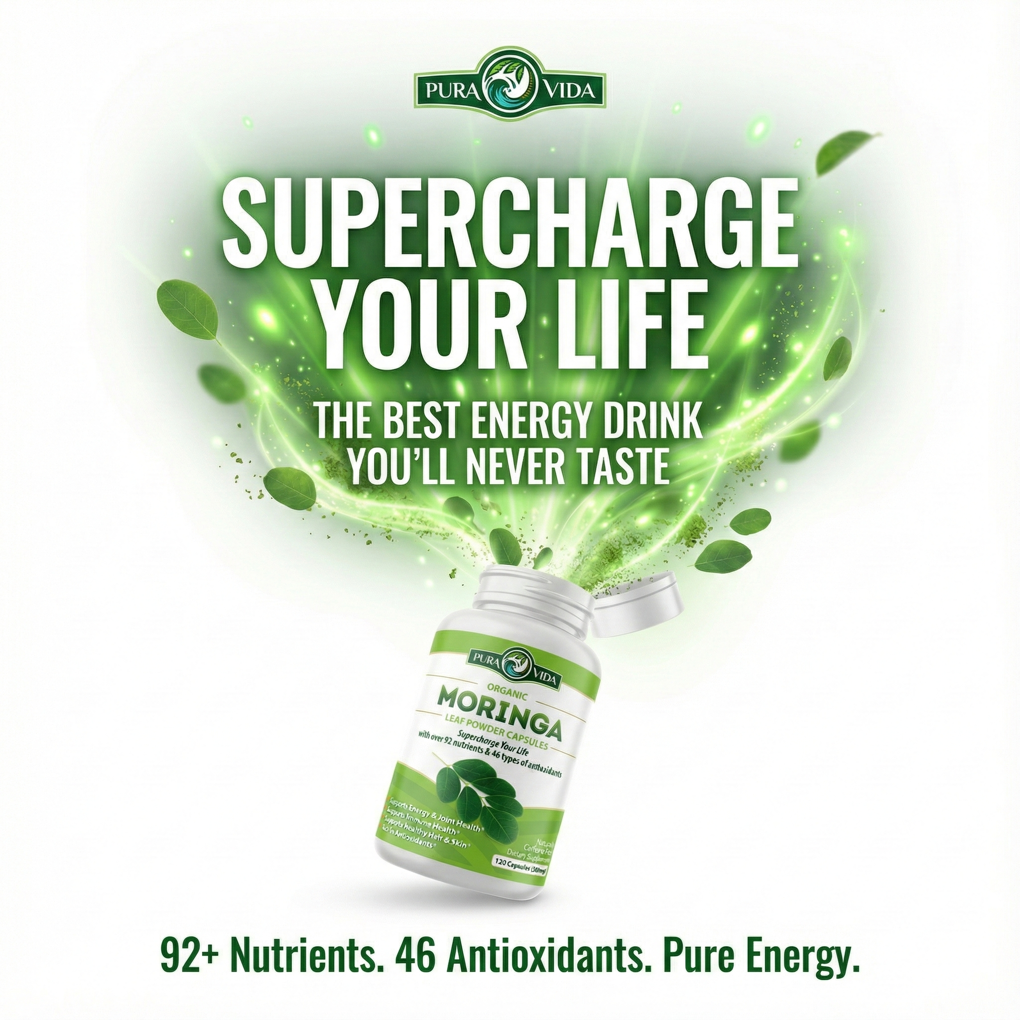 Pura Vida Moringa Facebook ad