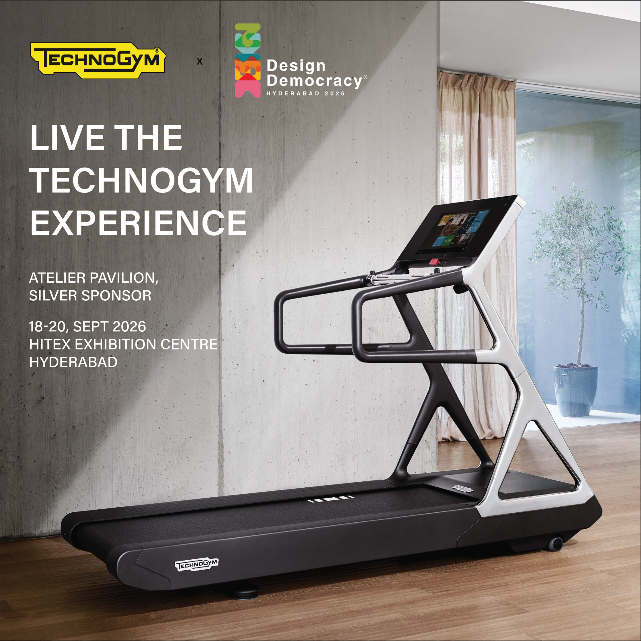Technogym Facebook ad: Technogym: materials for wellness spaces