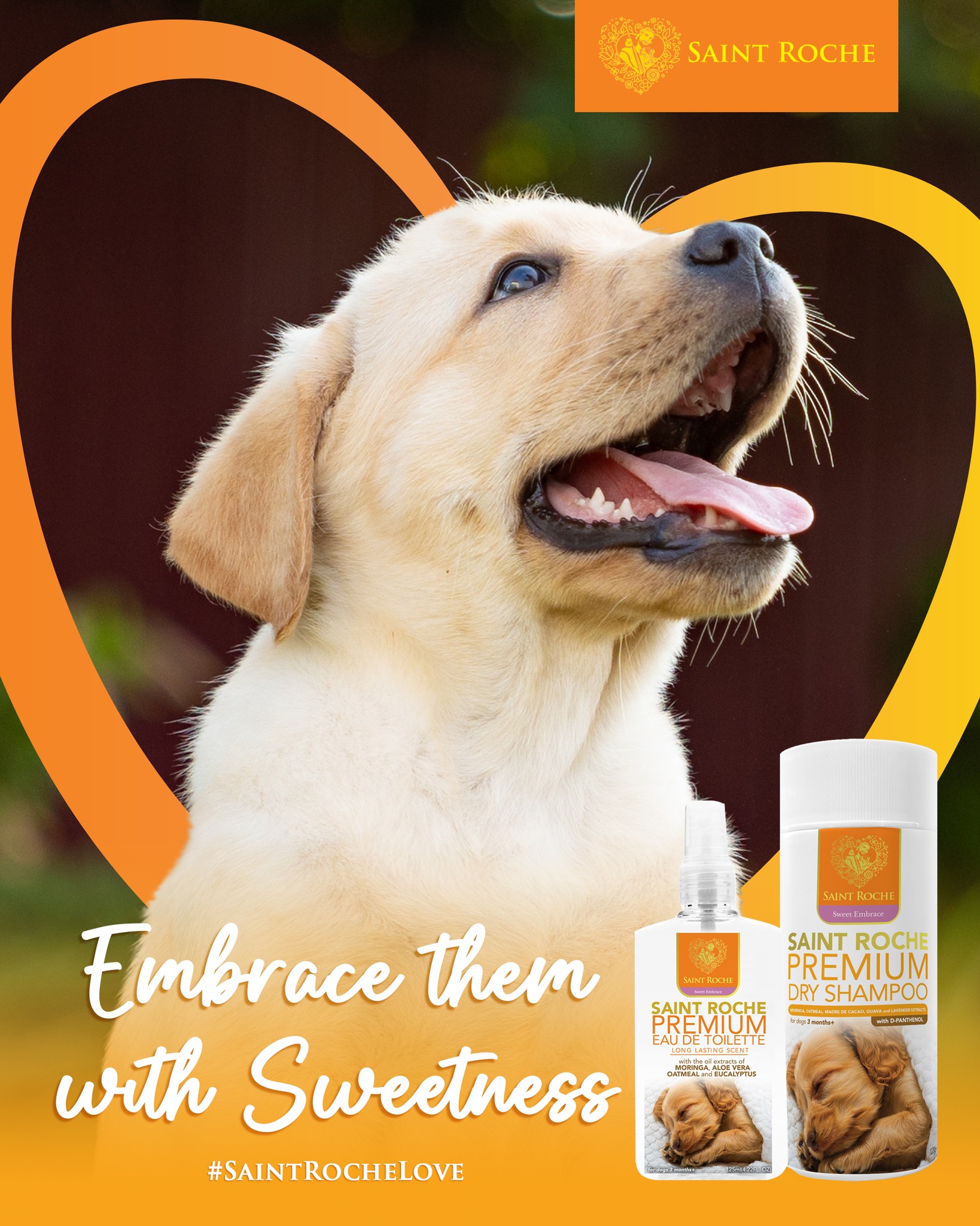 Saint Roche Premium Dog Shampoo Facebook ad