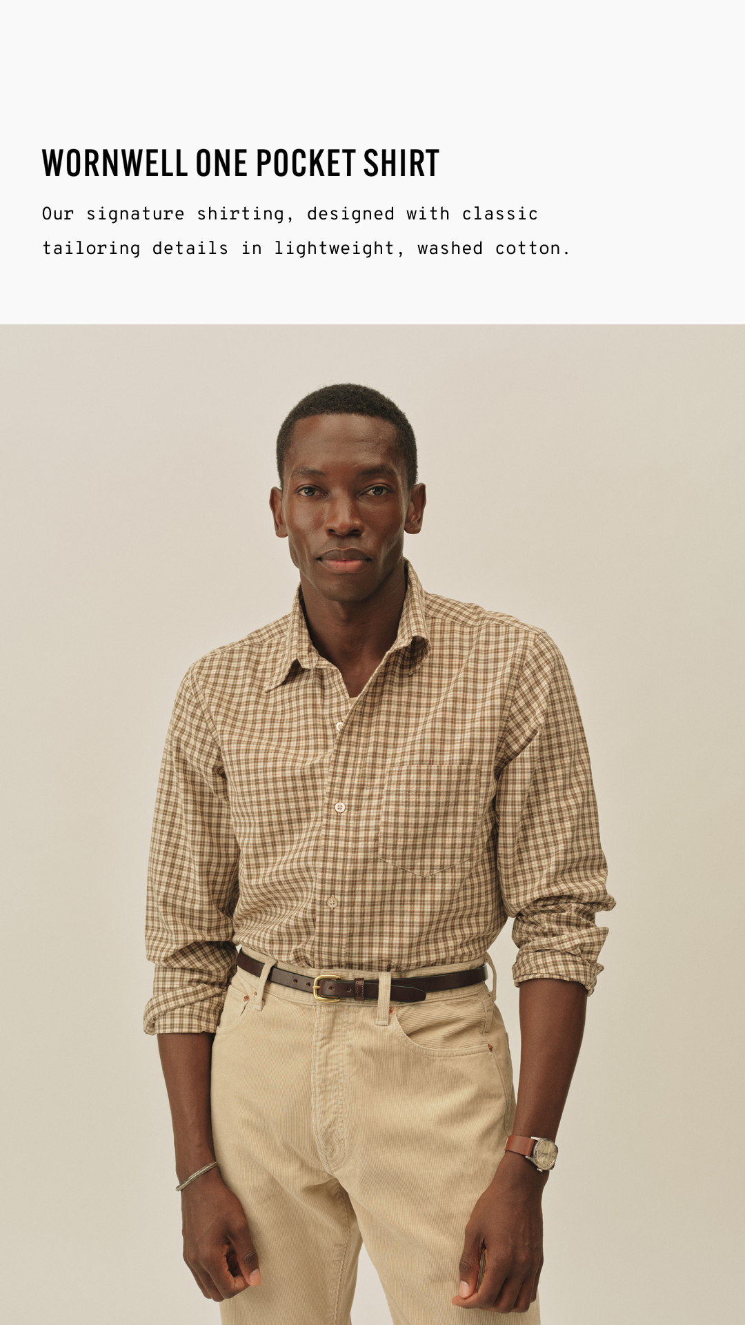 Buck Mason Facebook ad