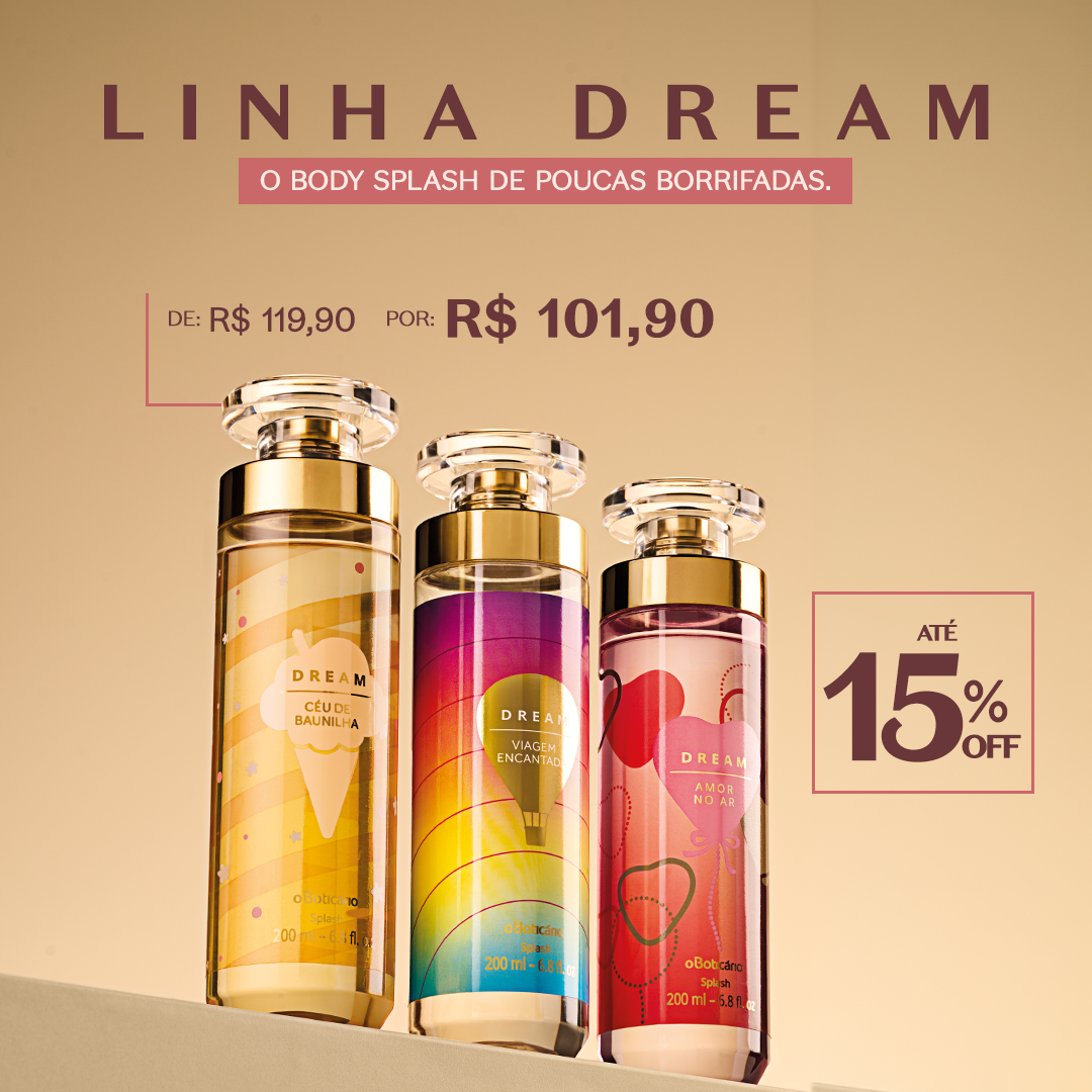 O Boticário Facebook ad: Aproveite até 15% OFF hoje!