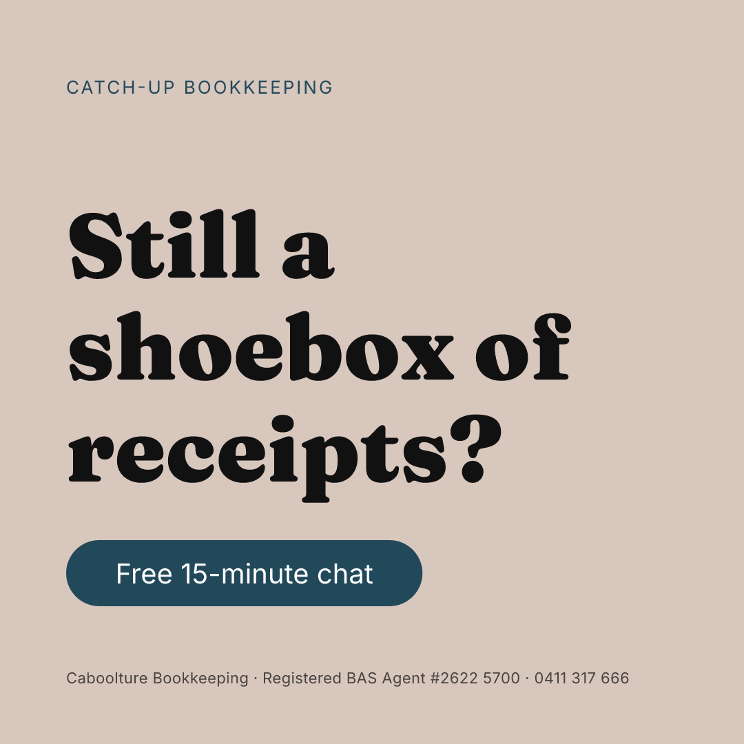 Caboolture Bookkeeping Facebook ad: Free 15-minute chat