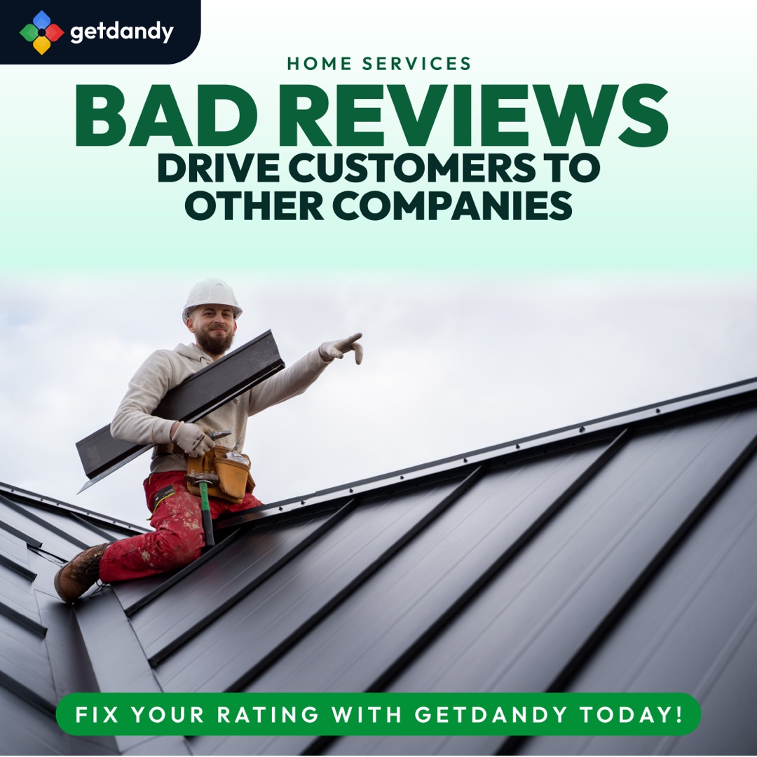 GetDandy Facebook ad: Don't lose the job over a few reviews