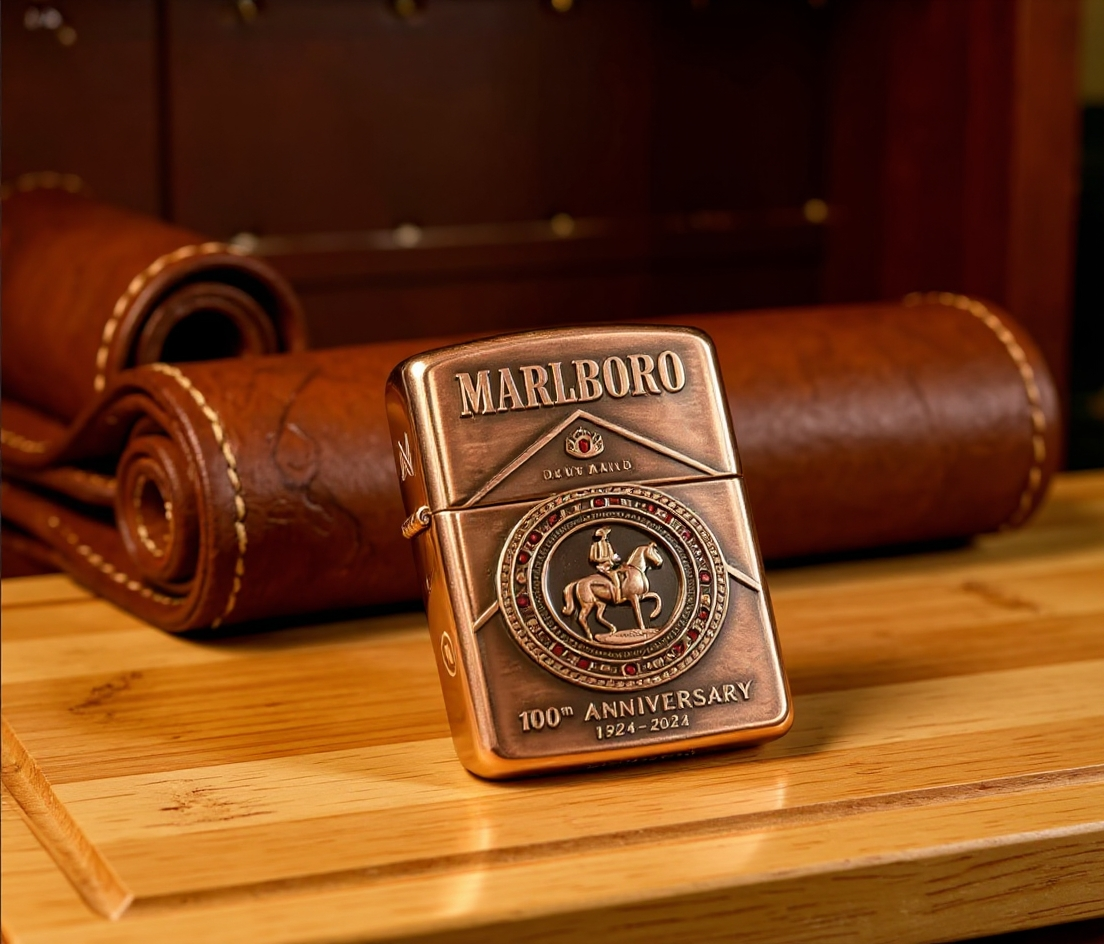 Jae Le Facebook ad: Marlboro 100. Jubiläum Zippo Feuerzeug