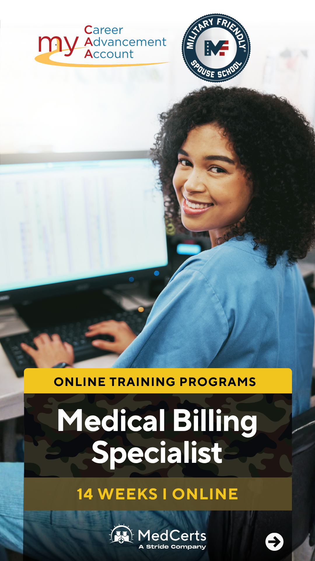 MedCerts Facebook ad
