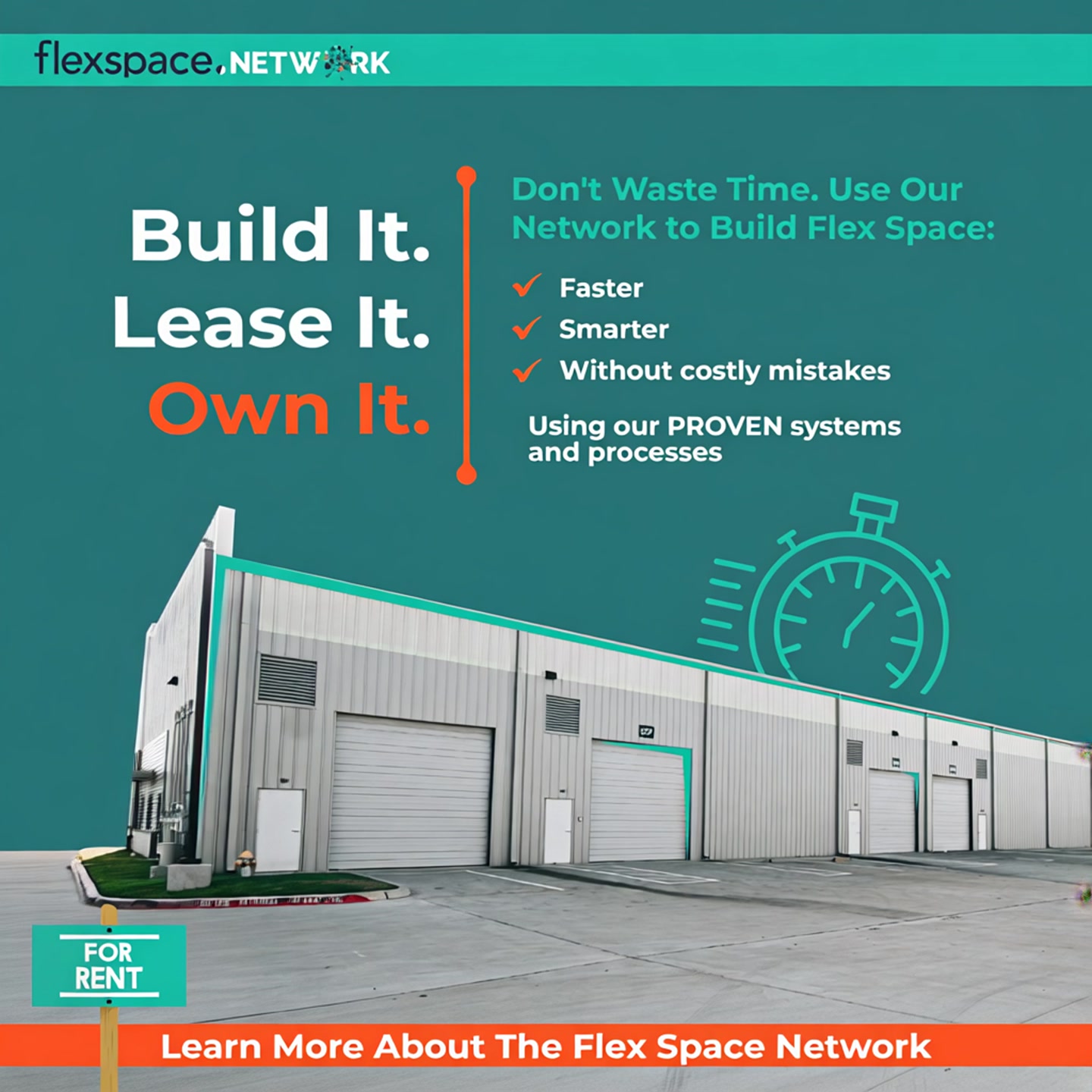 Flex Space Network Facebook ad: Apply for your FlexSpace Network Membership