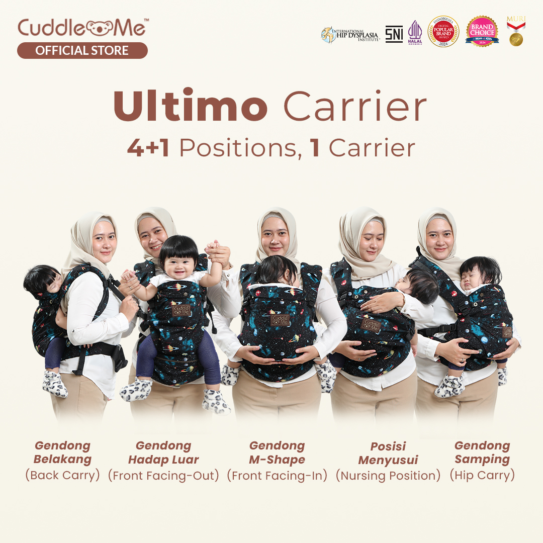 CuddleMe Indonesia Facebook ad: INI DIA RAHASIA GENDONG SI KECIL LAMA-LAMA ANTI PEGEL