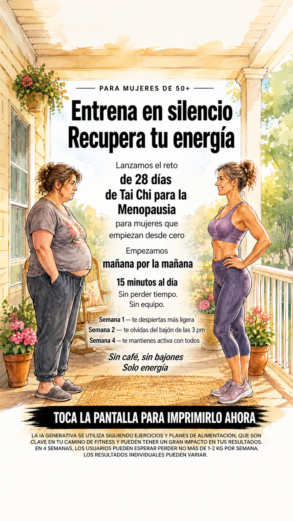 Lori Fitness Facebook ad: ¡Siéntete más fuerte, con más energía y activa…