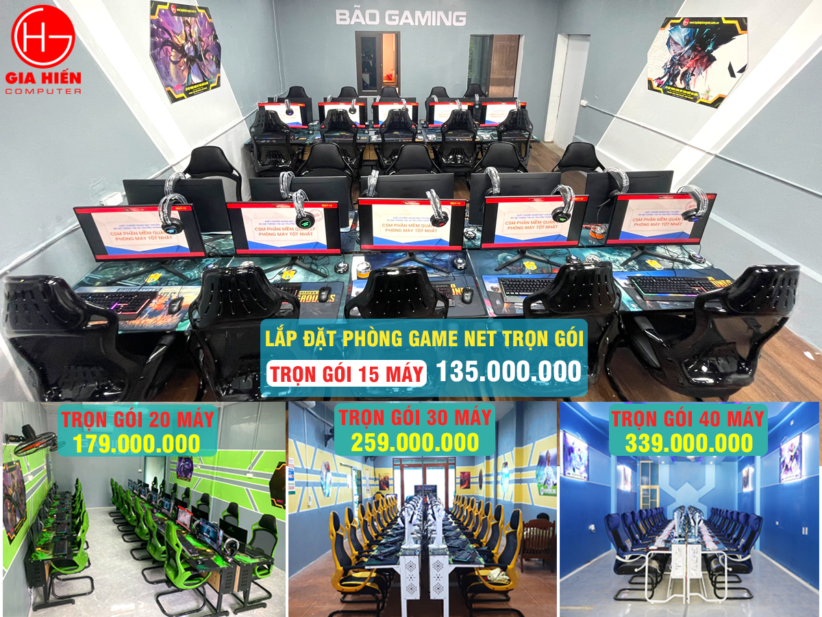 Lắp Phòng Net Giá Rẻ - Gia Hiến Computer Facebook ad: MUA NGAY