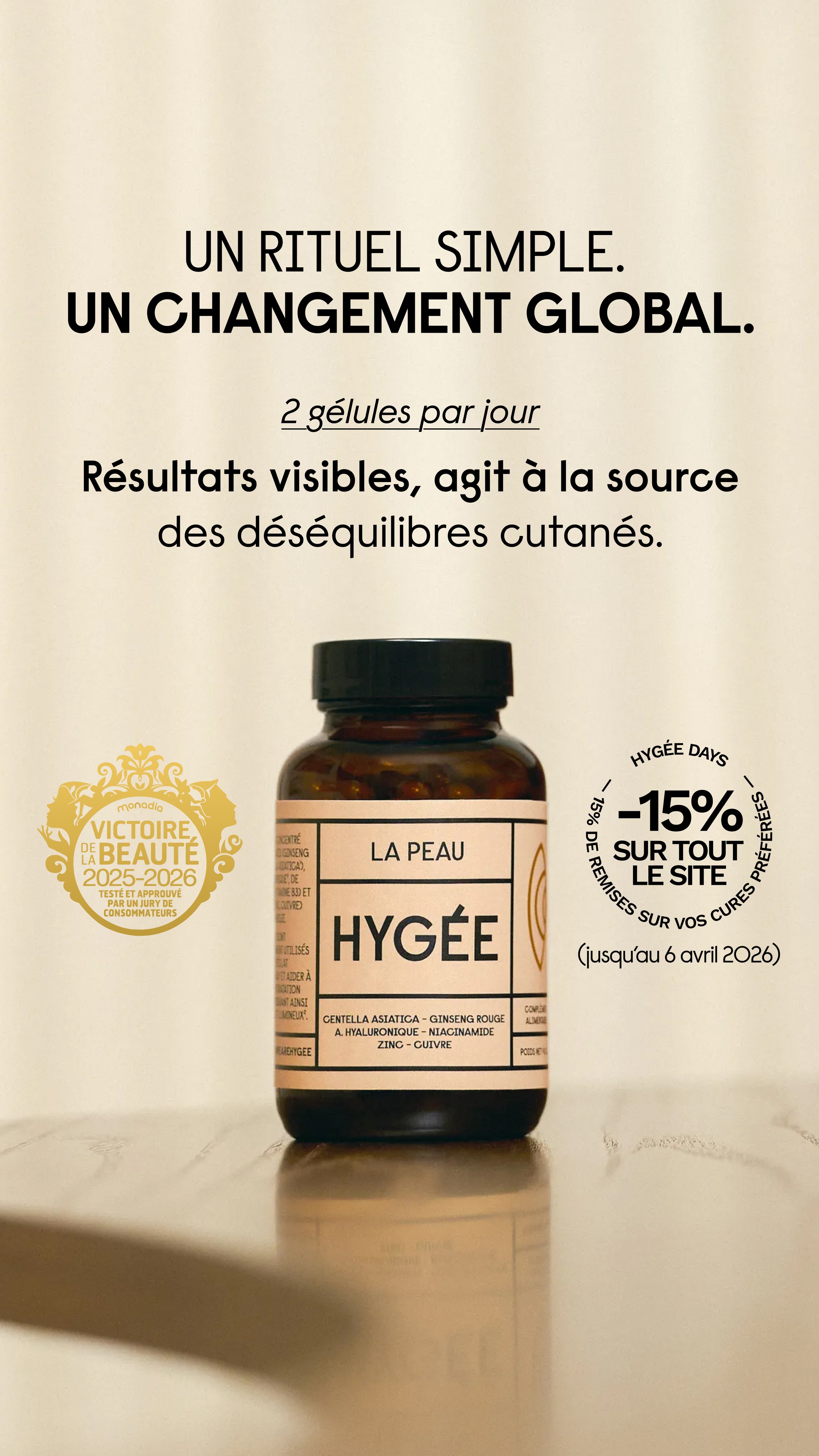 HYGÉE Facebook ad