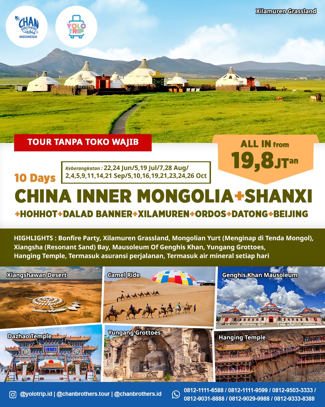 Chan Brothers Travel Facebook ad from May 8, 2026