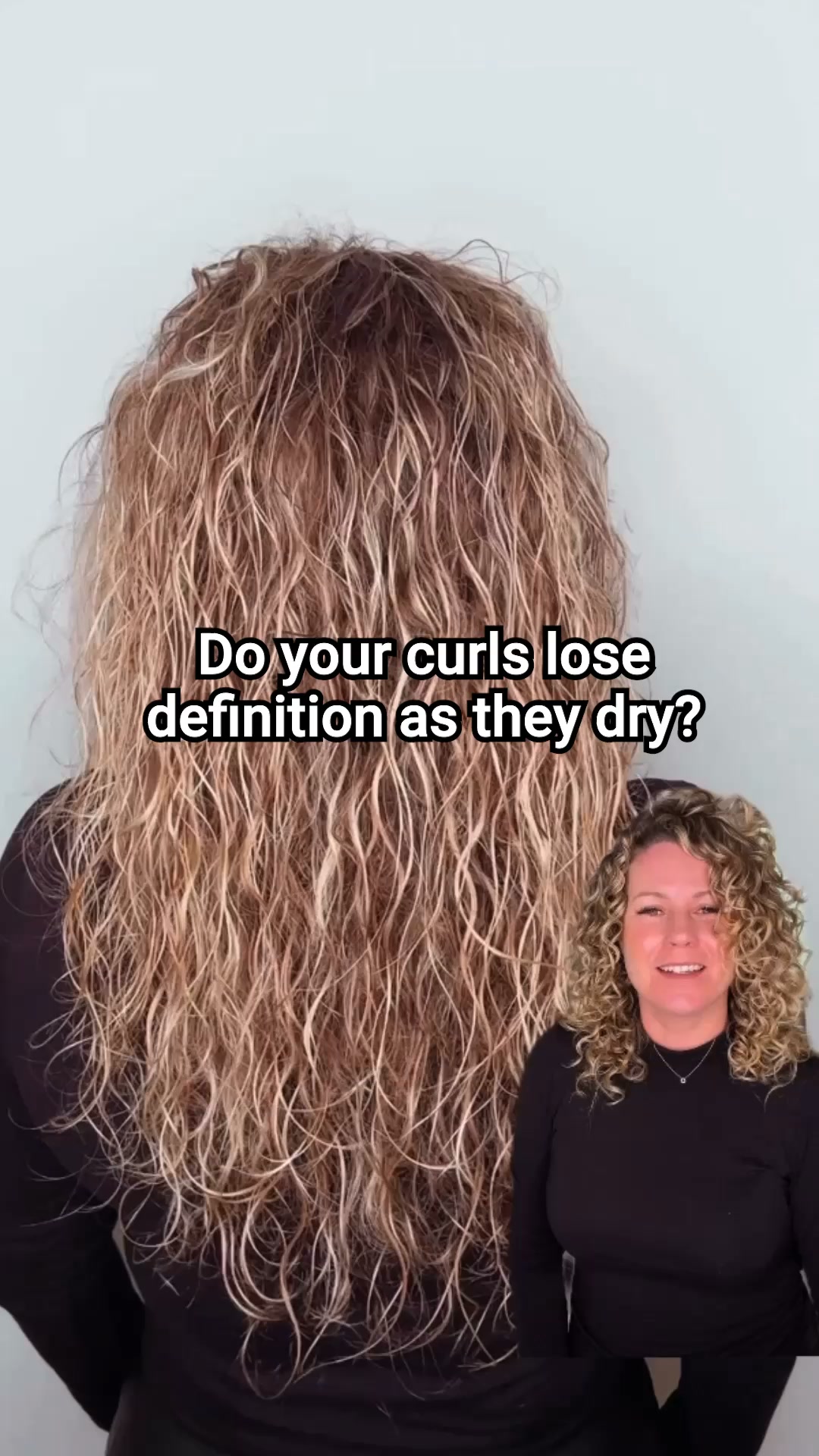 Flora & Curl Haircare Facebook ad: 3 Steps To Stunning Curls