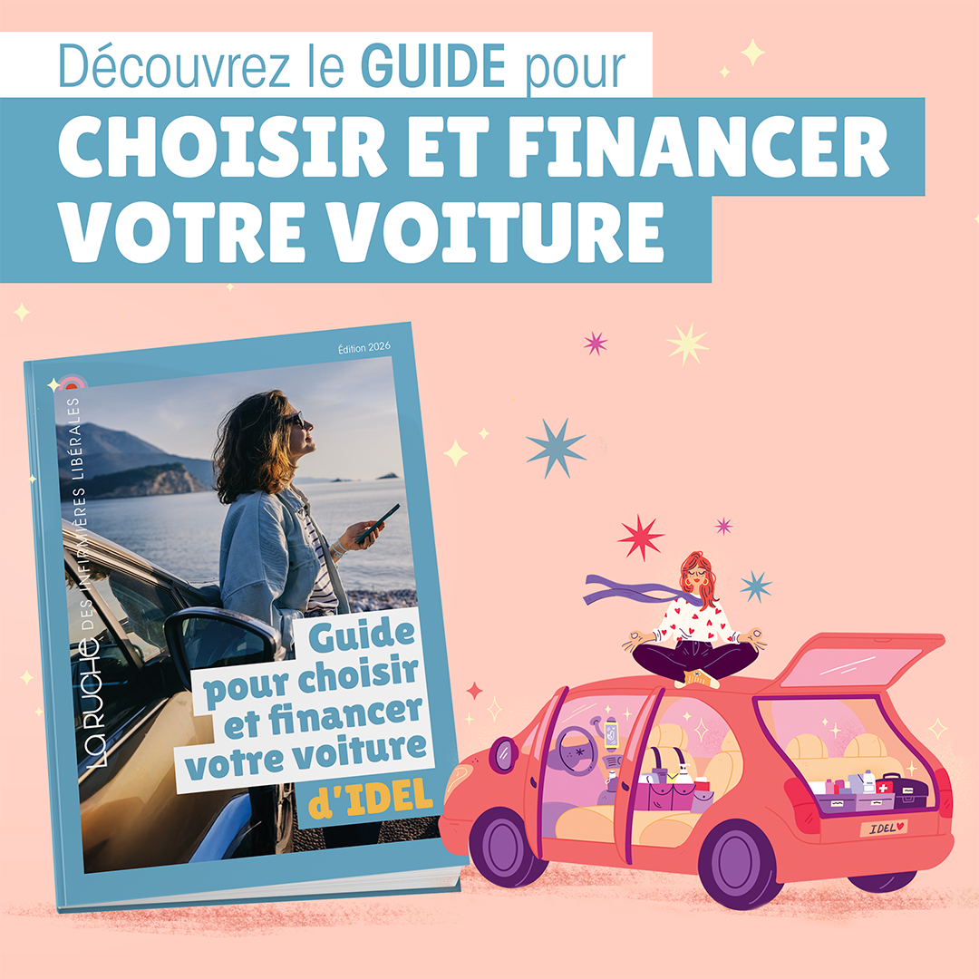 La Ruche des infirmières libérales Facebook ad: Guide gratuit - Voiture infirmière libérale