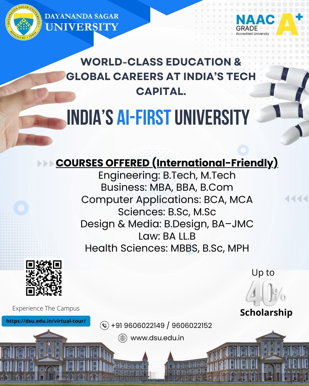 Dayananda Sagar University-DSU Facebook ad from May 25, 2026