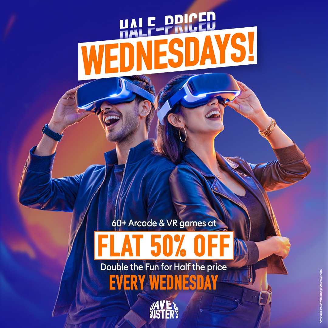 Dave & Buster's India Facebook ad