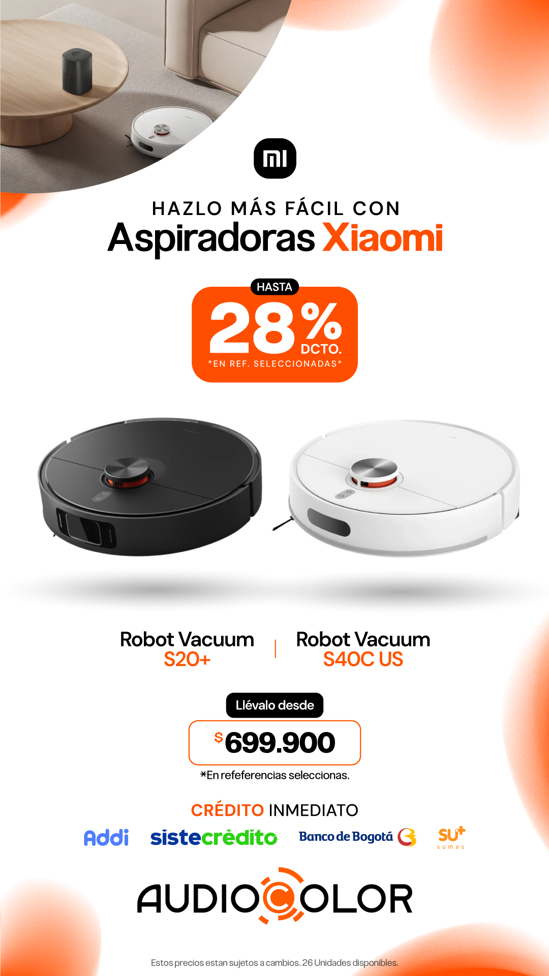AUDIO COLOR Facebook ad