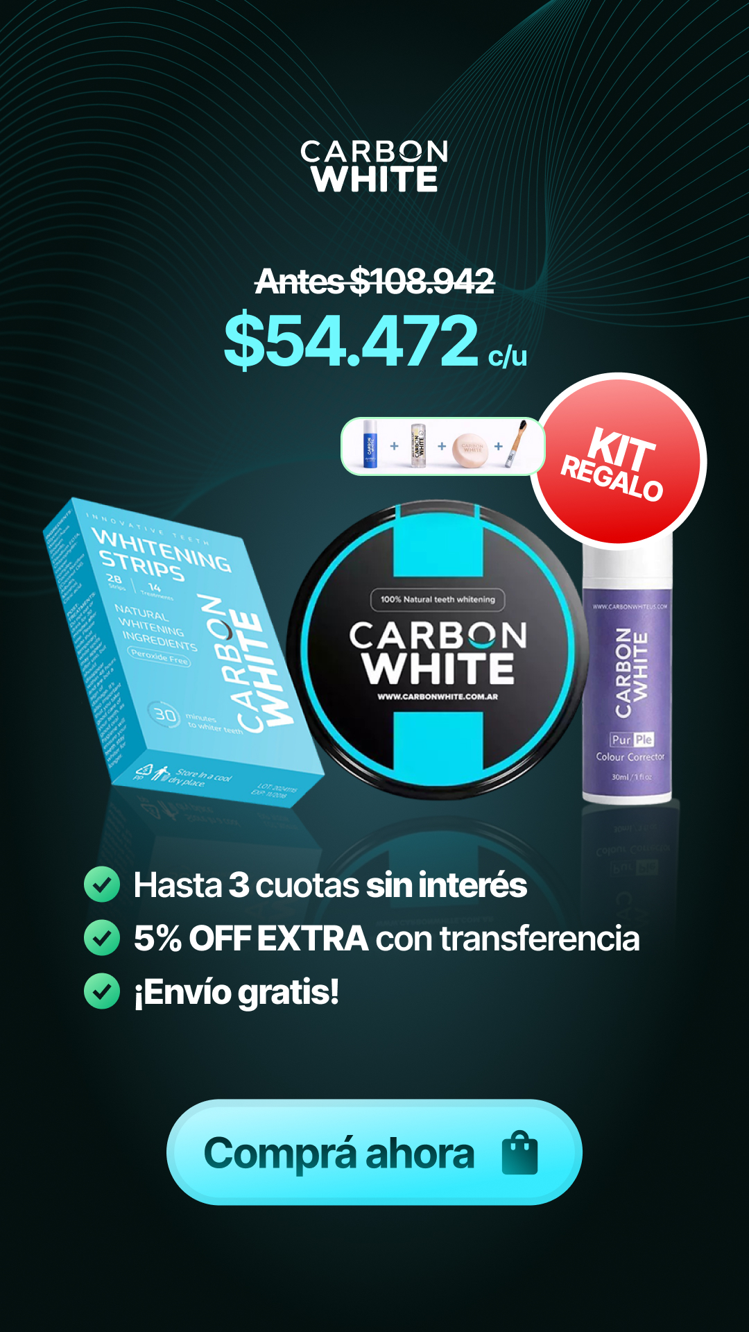 CarbonWhite Facebook ad