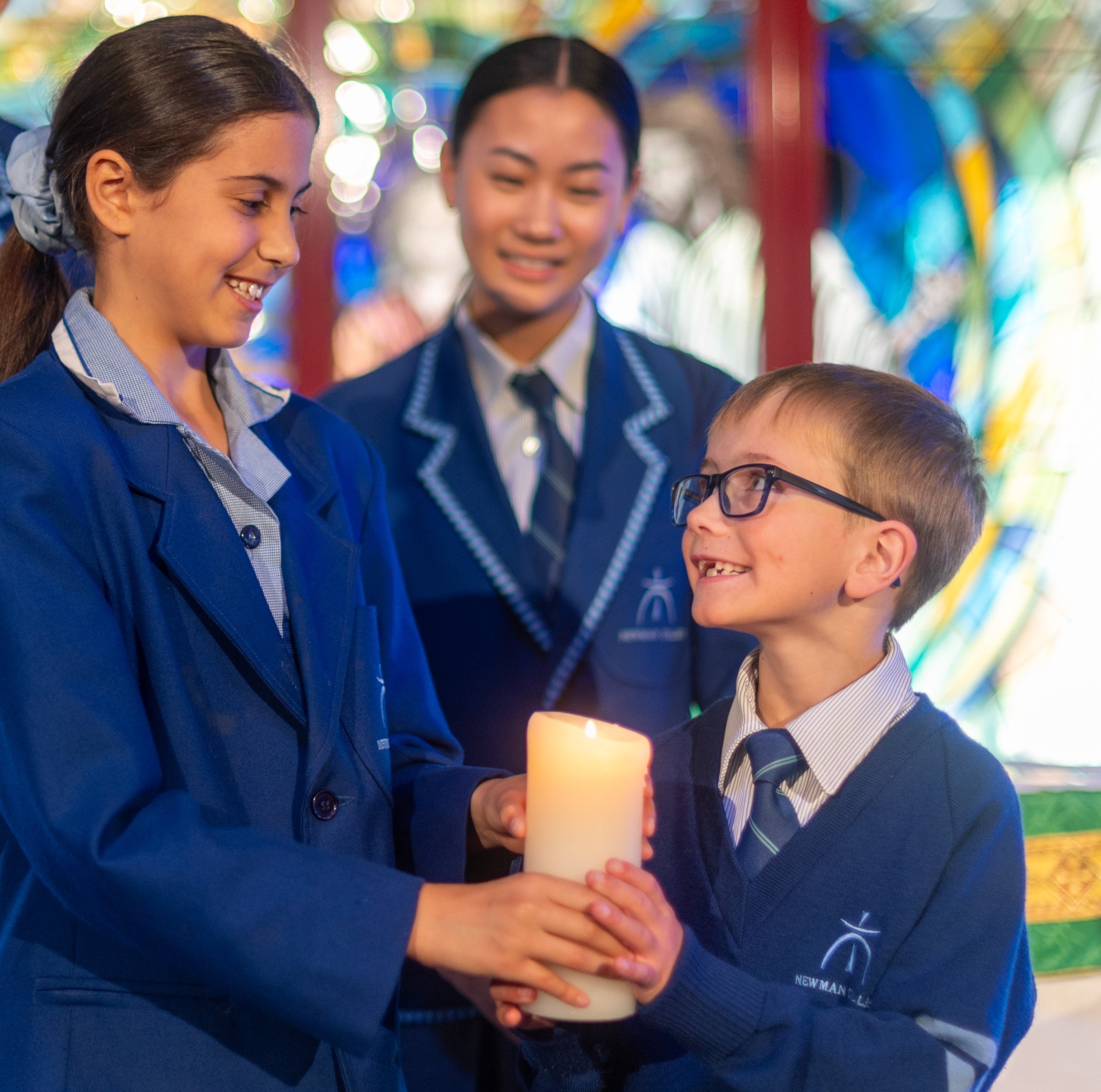 Newman College Facebook ad: See What Life at Newman Looks Like - Book a Tour