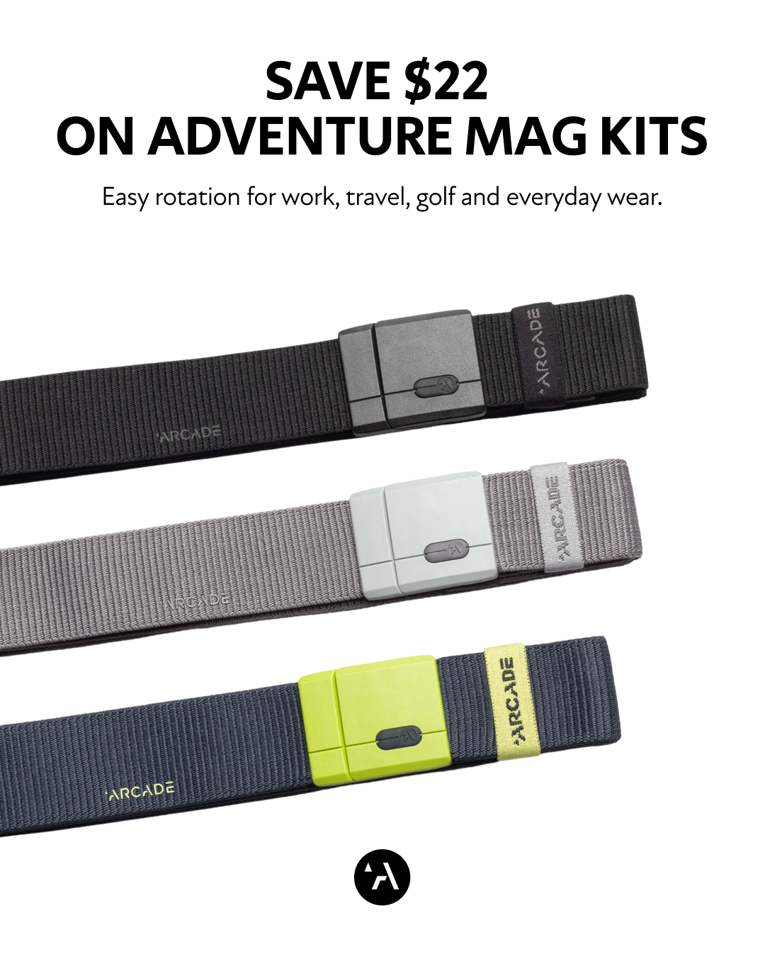 Arcade Belts Facebook ad