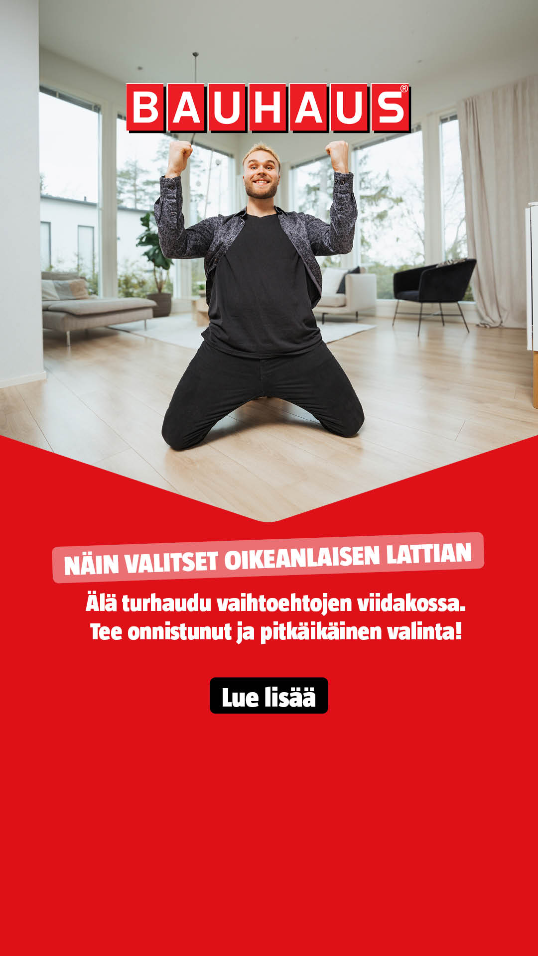 BAUHAUS Suomi Facebook ad