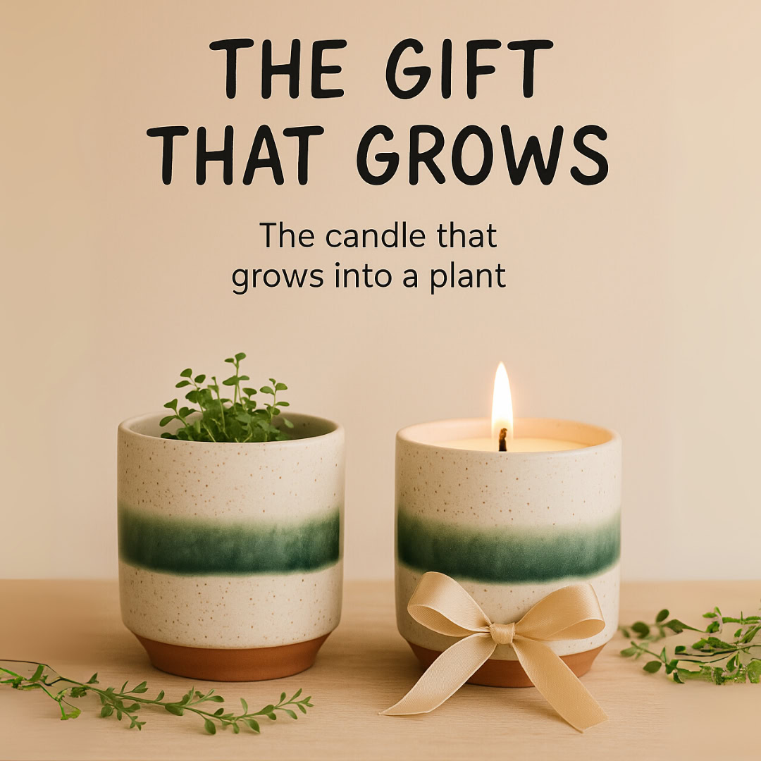 Hyggelight - The Growing Candle Facebook ad: From Flame to Flower