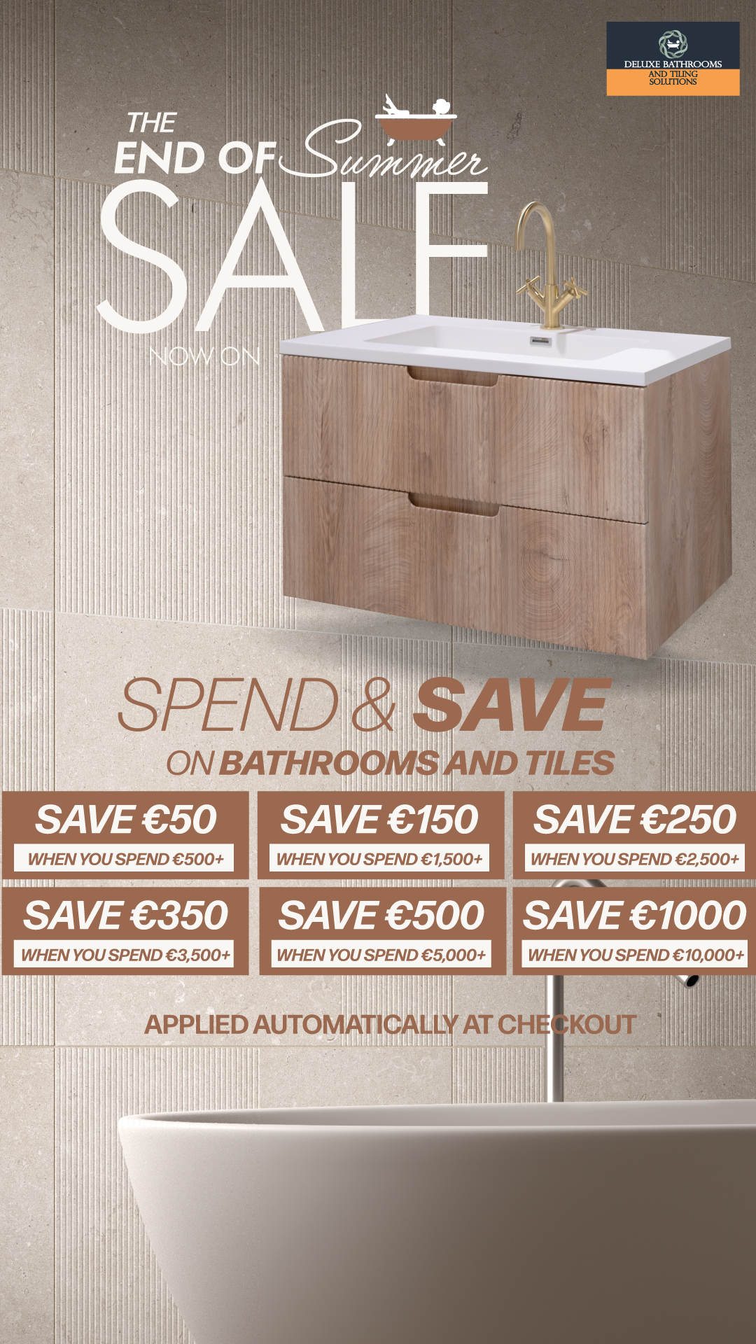 Deluxe Bathrooms & Tiling Solutions Facebook ad