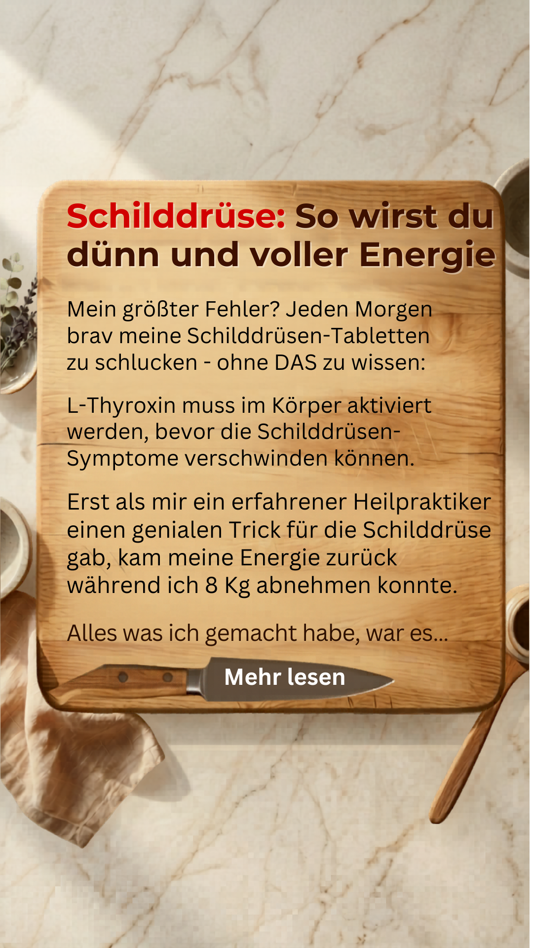 Mission Schilddrüse Facebook ad