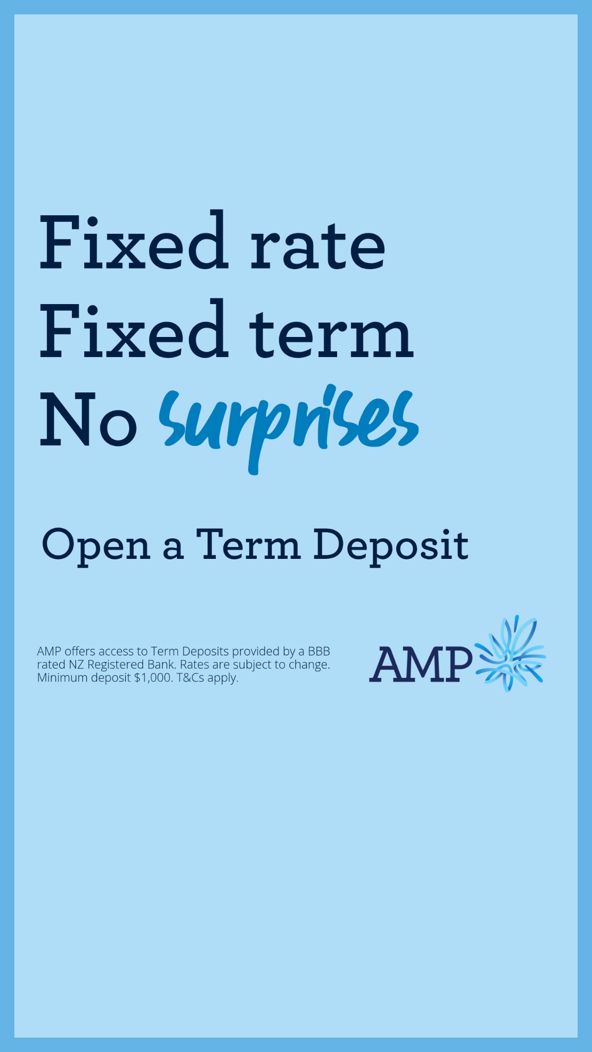 AMP New Zealand Facebook ad