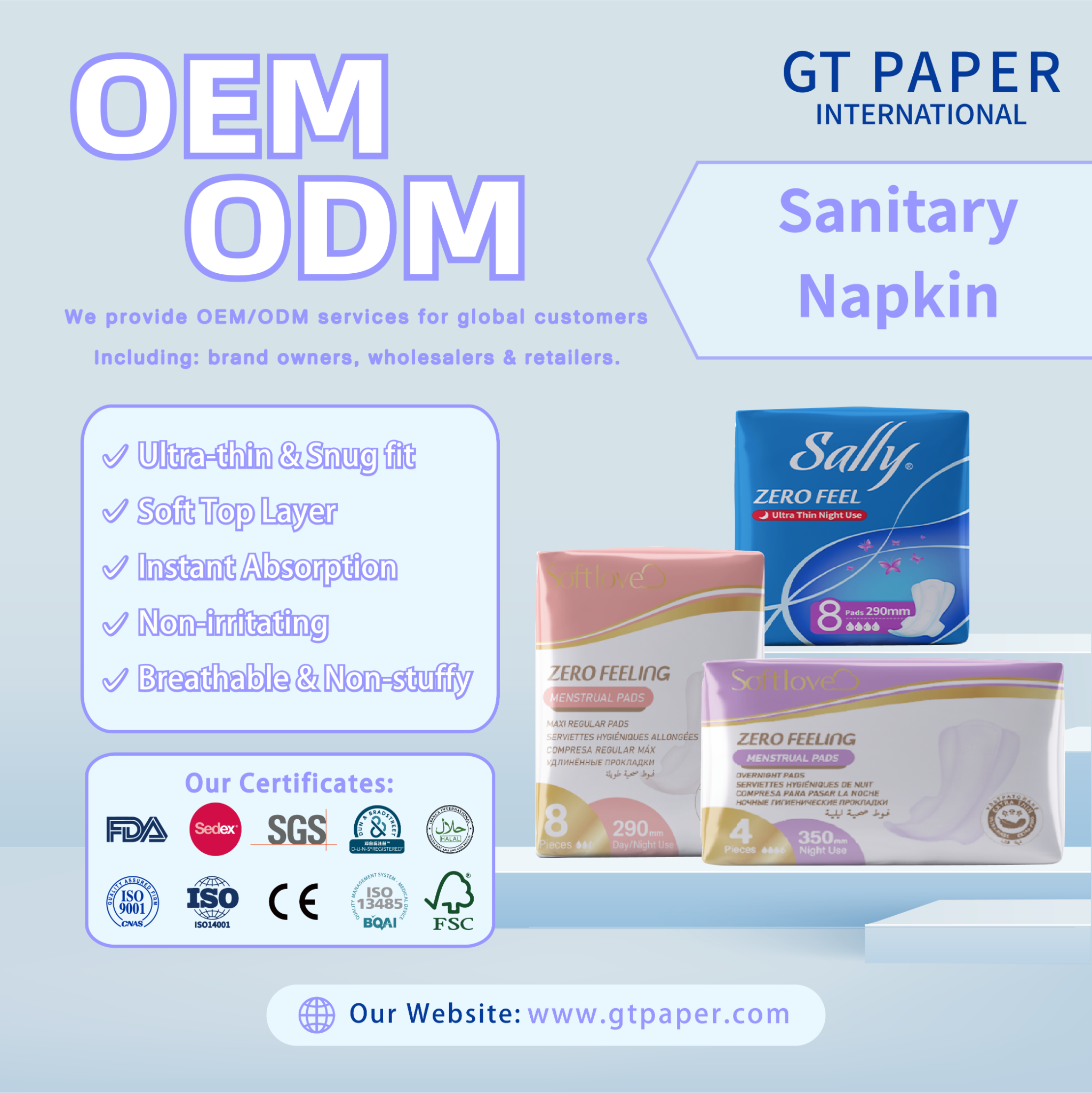 G.T. Paper Sanitary Napkins Supplier Facebook ad: G. T. Paper Co., Ltd.