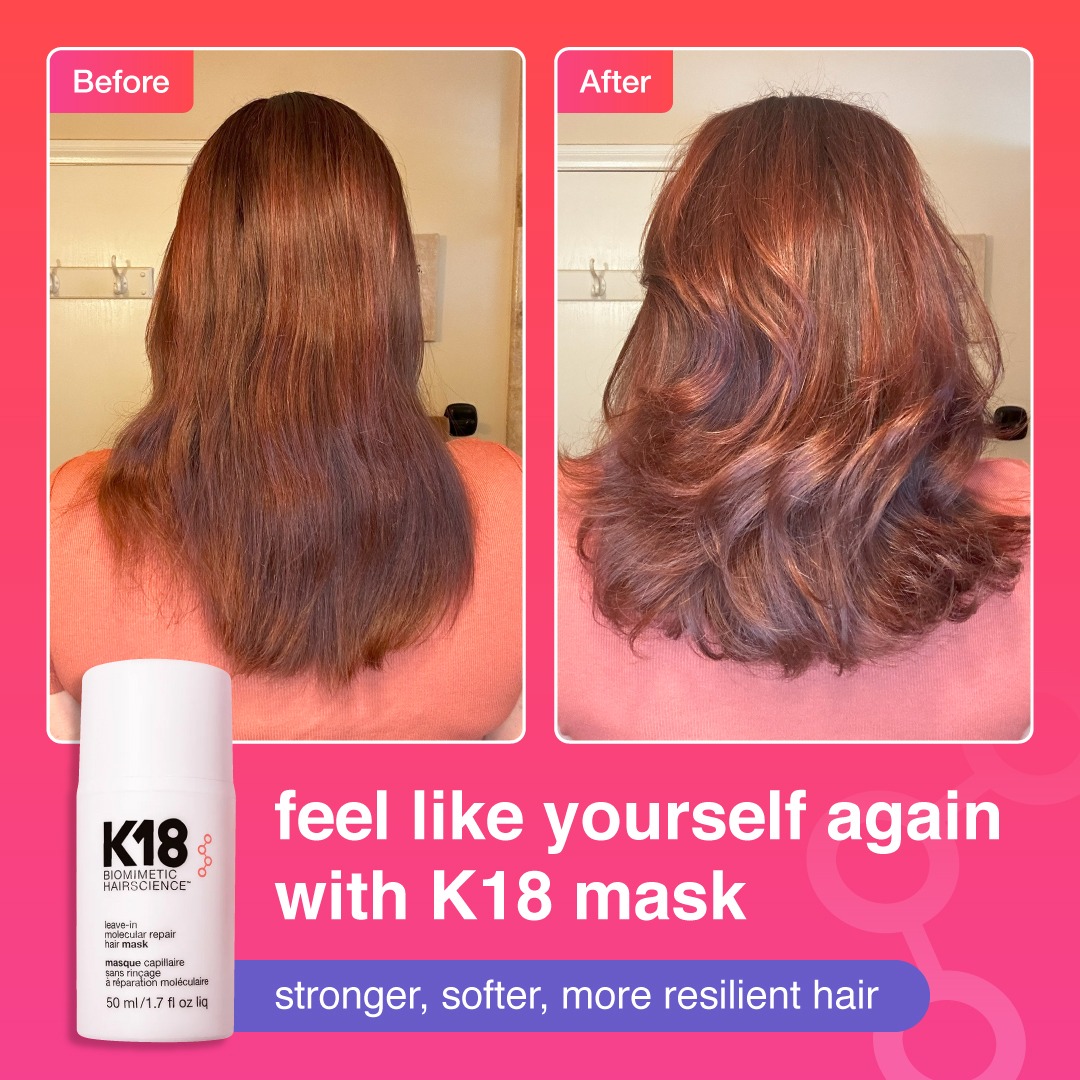 K18 Hair Facebook ad