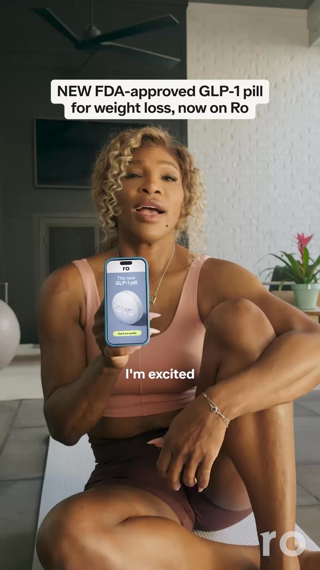 Ro Facebook ad: Join Serena on Ro