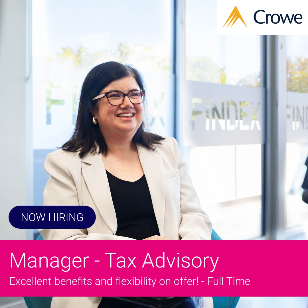 SEEK Facebook ad: Manager - Tax Advisory