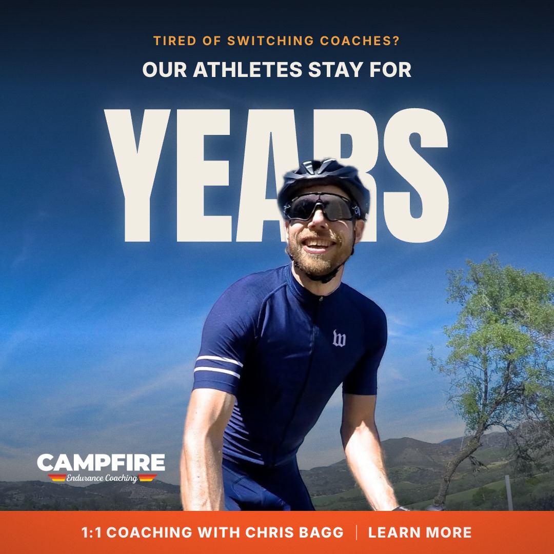 Campfire Endurance Coaching Facebook ad: The Coach You Keep