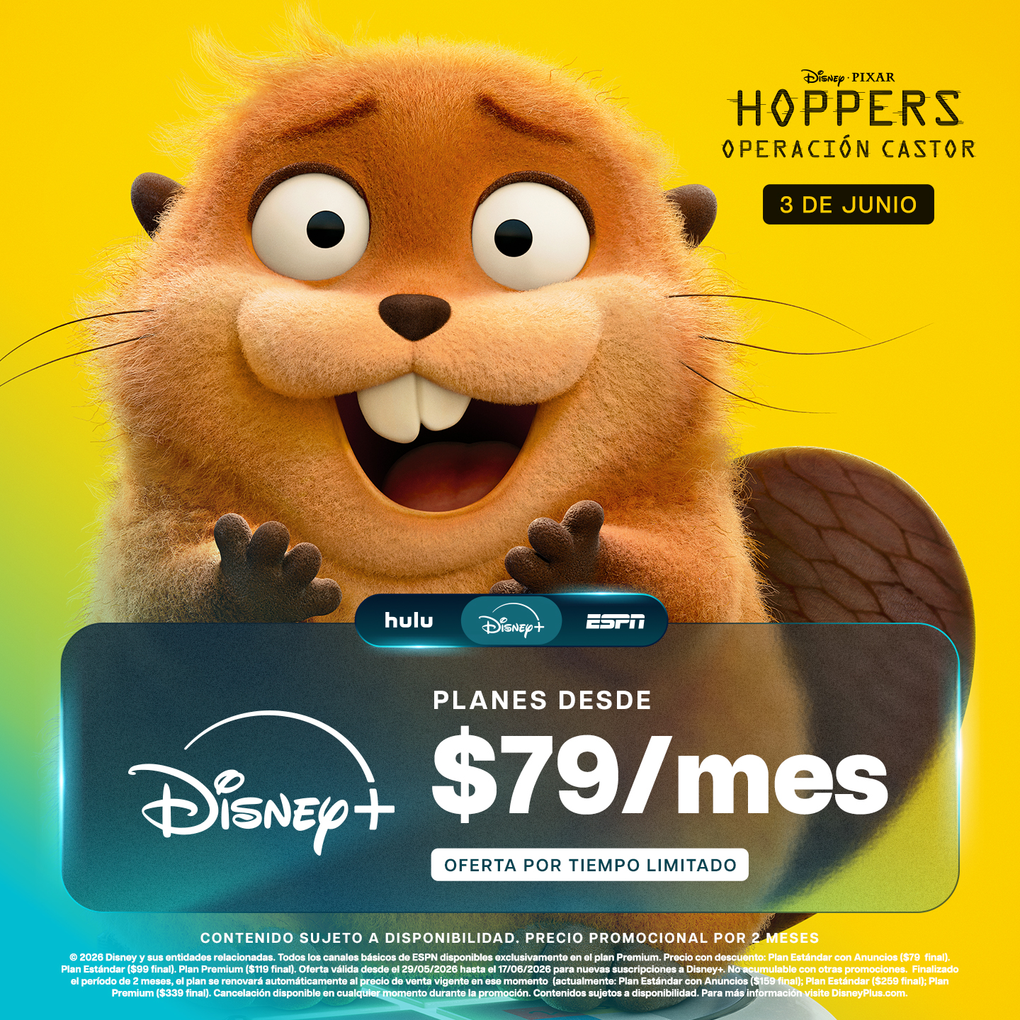 Disney+ Facebook ad