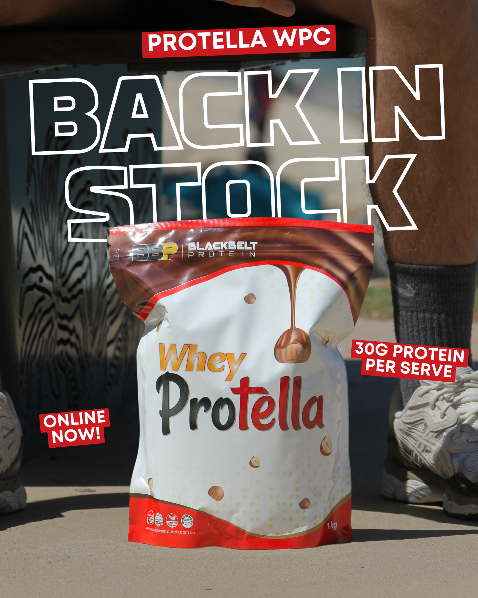 BlackBelt Protein Facebook ad