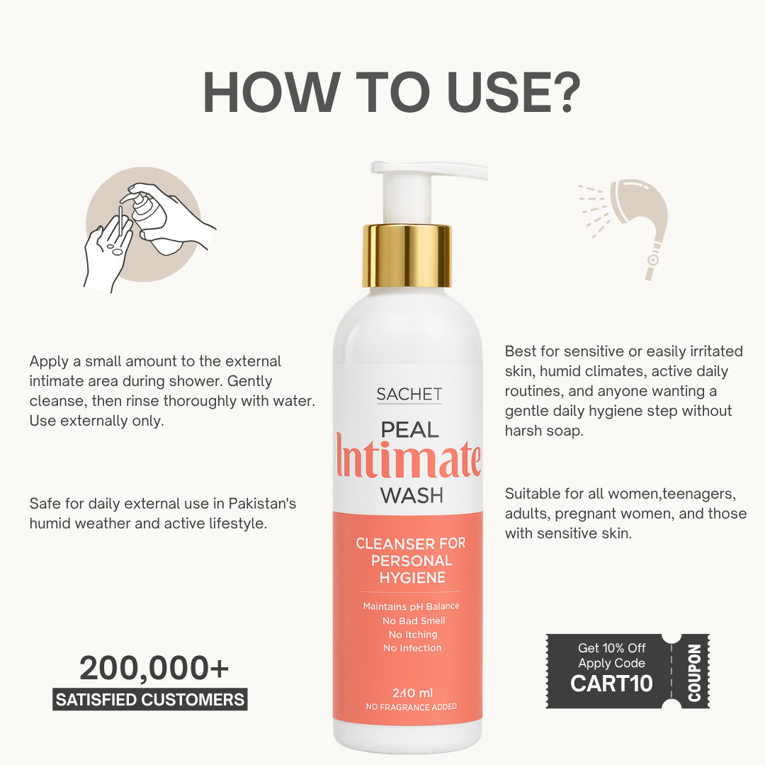sachet.pk Facebook ad: Gentle Care in Just One Step