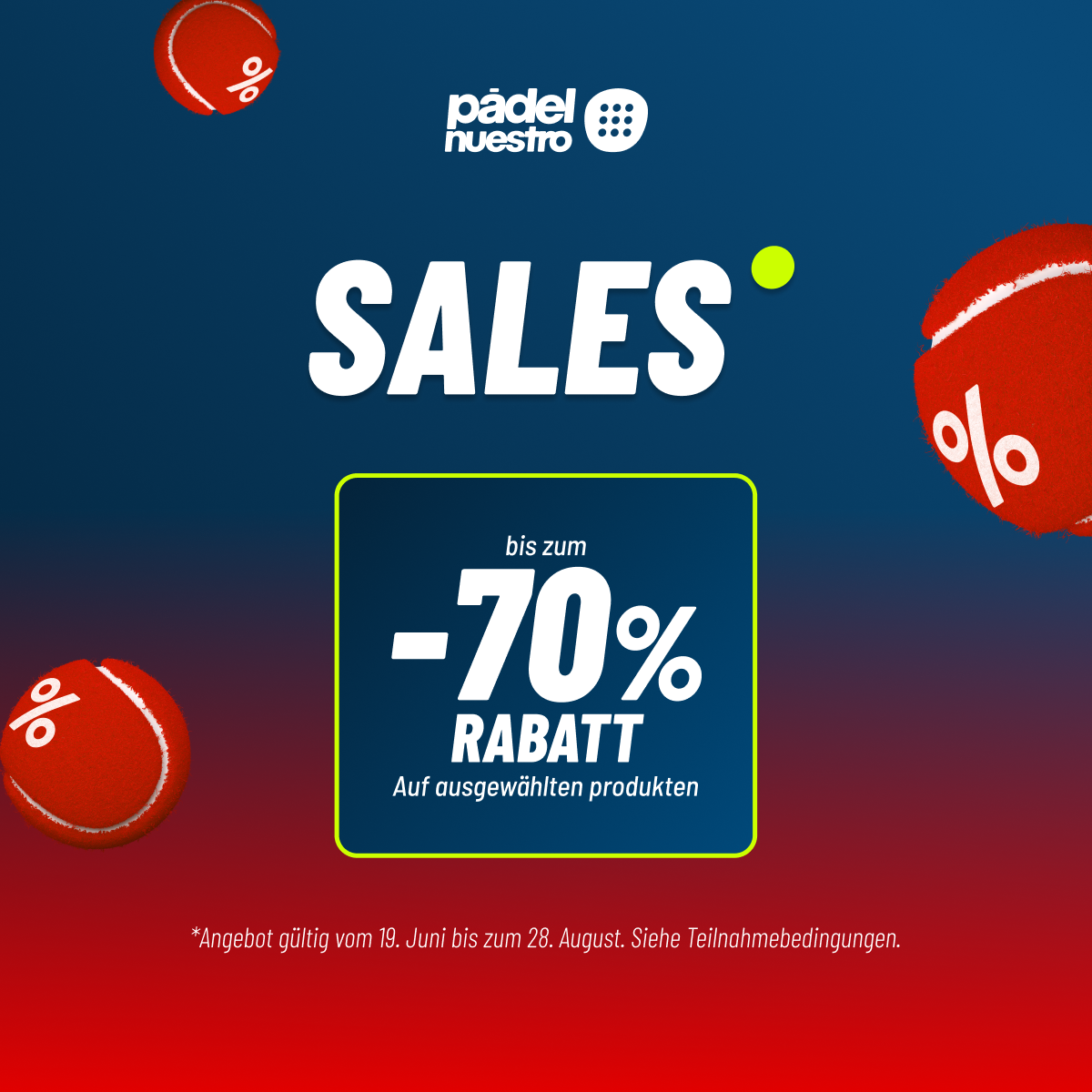 Padel Nuestro España Facebook ad