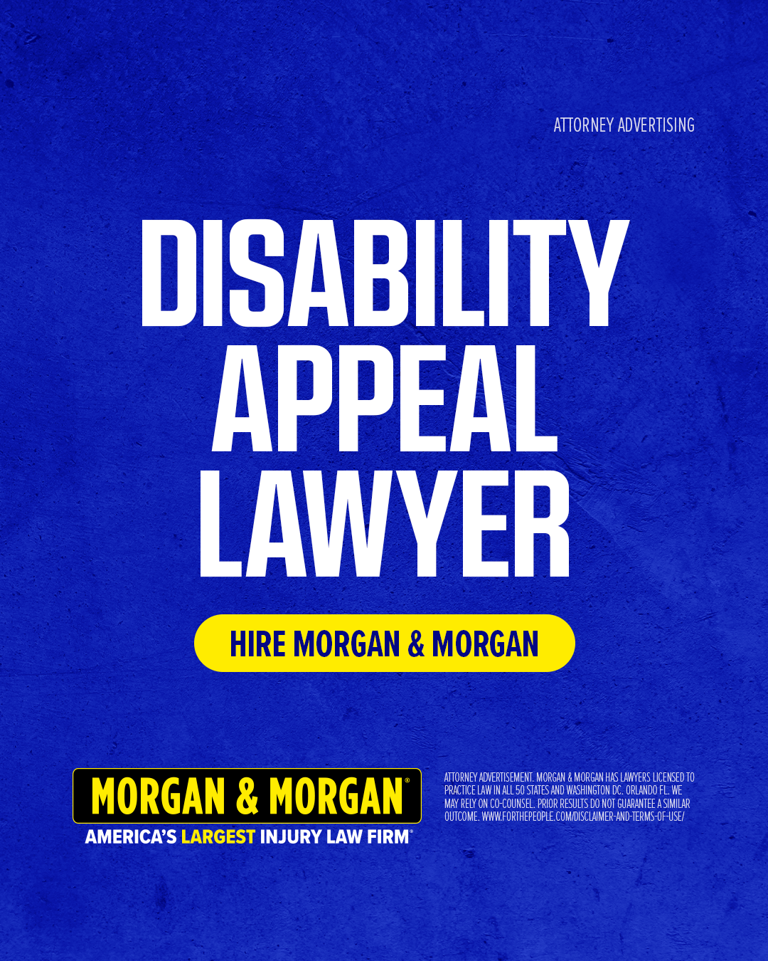 Morgan & Morgan Facebook ad