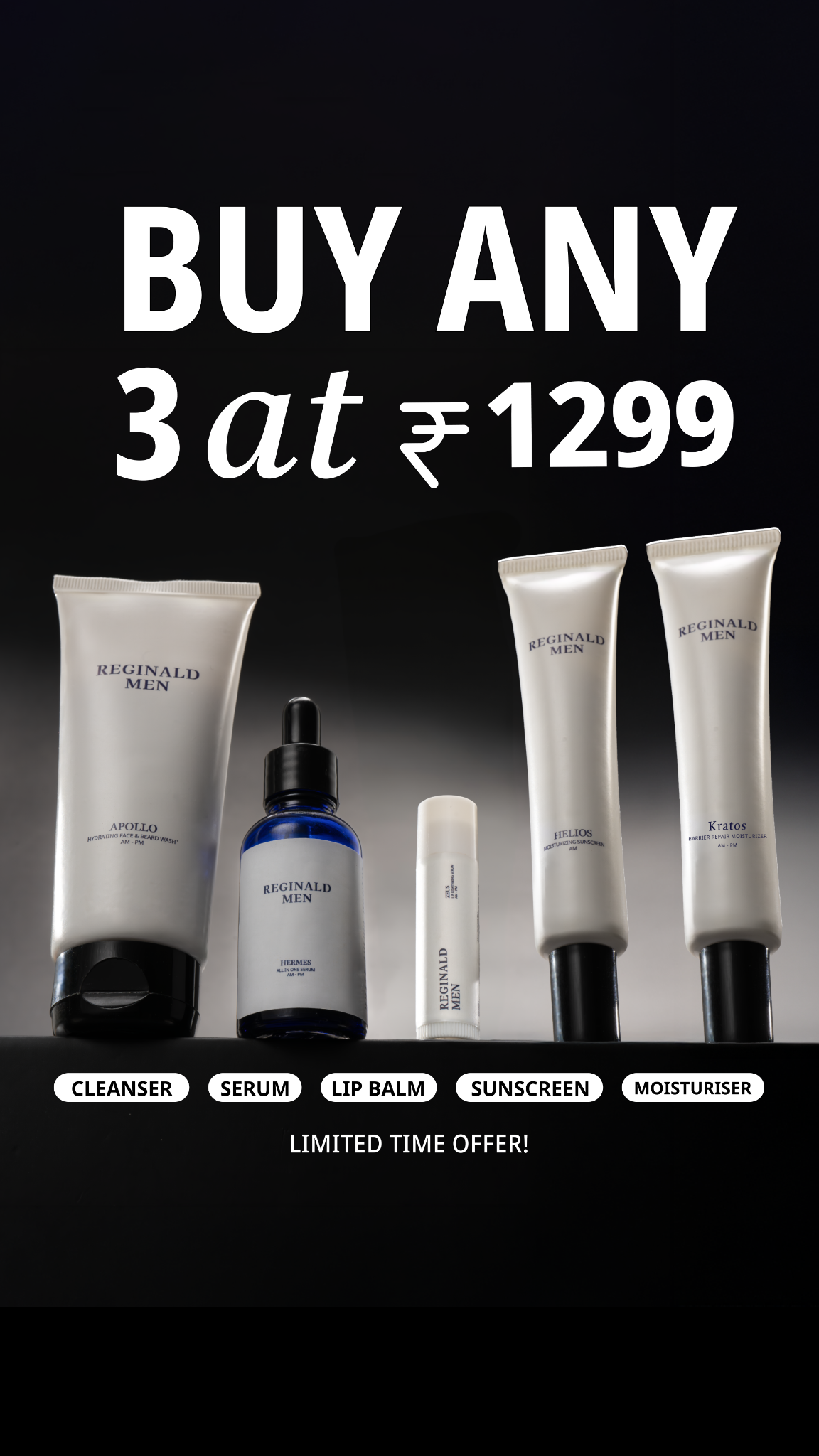 Reginald Men Skin Facebook ad