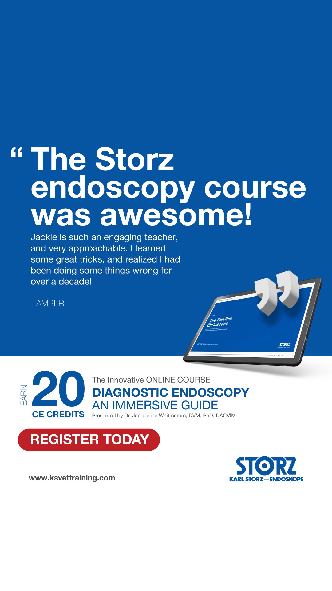 Veterinary Endoscopy CE  Facebook ad