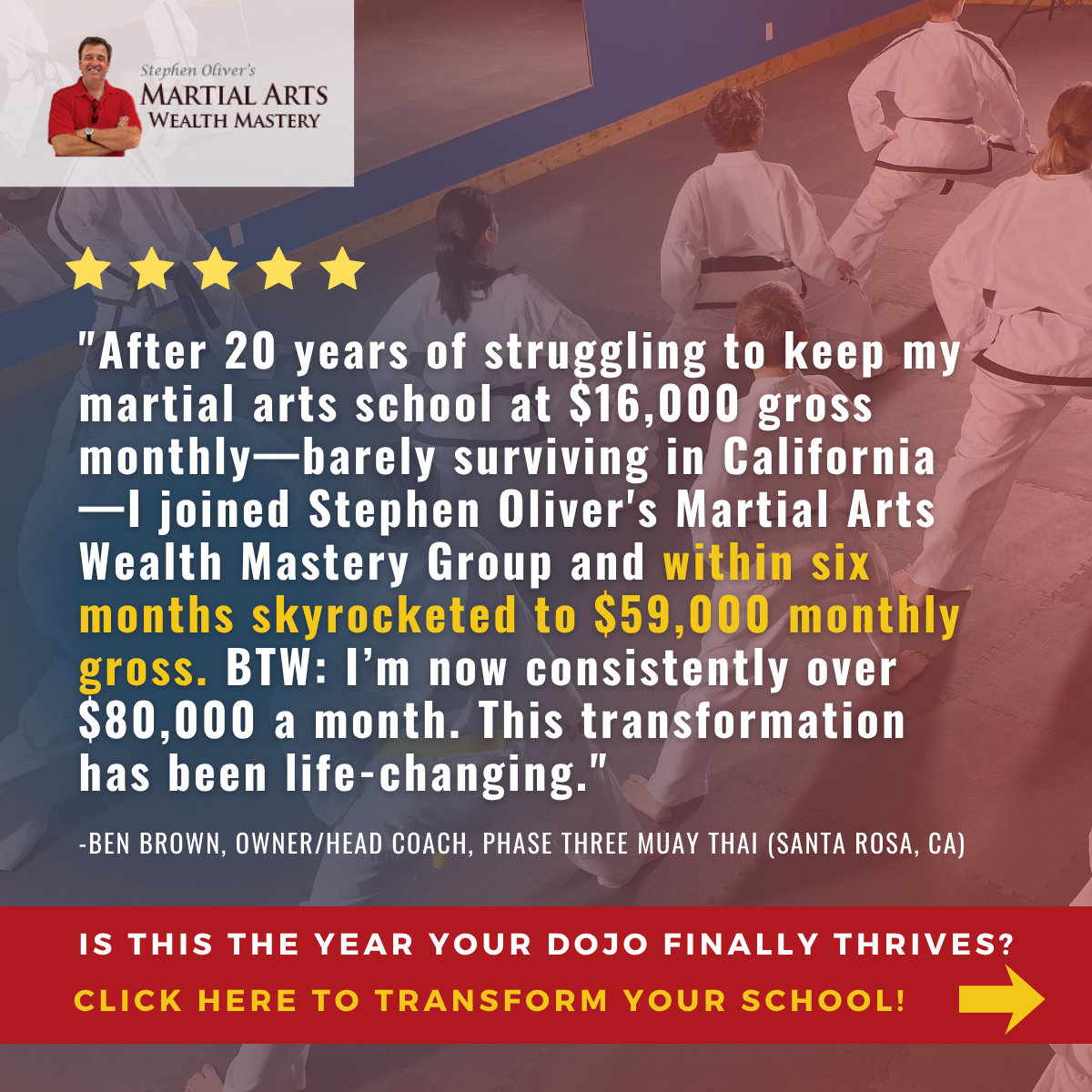 Martial Arts Professional Facebook ad