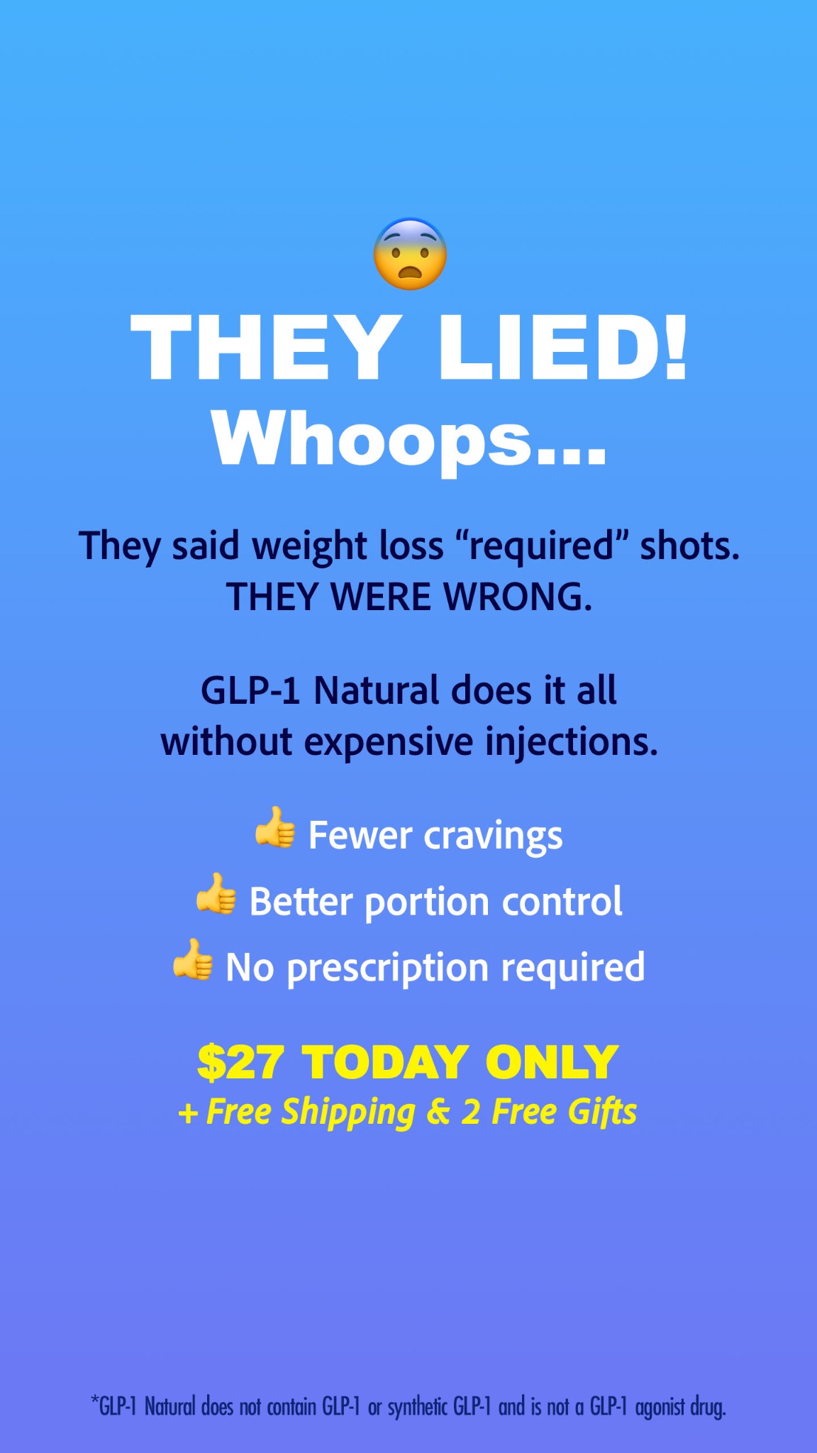 SkinnyFit Facebook ad
